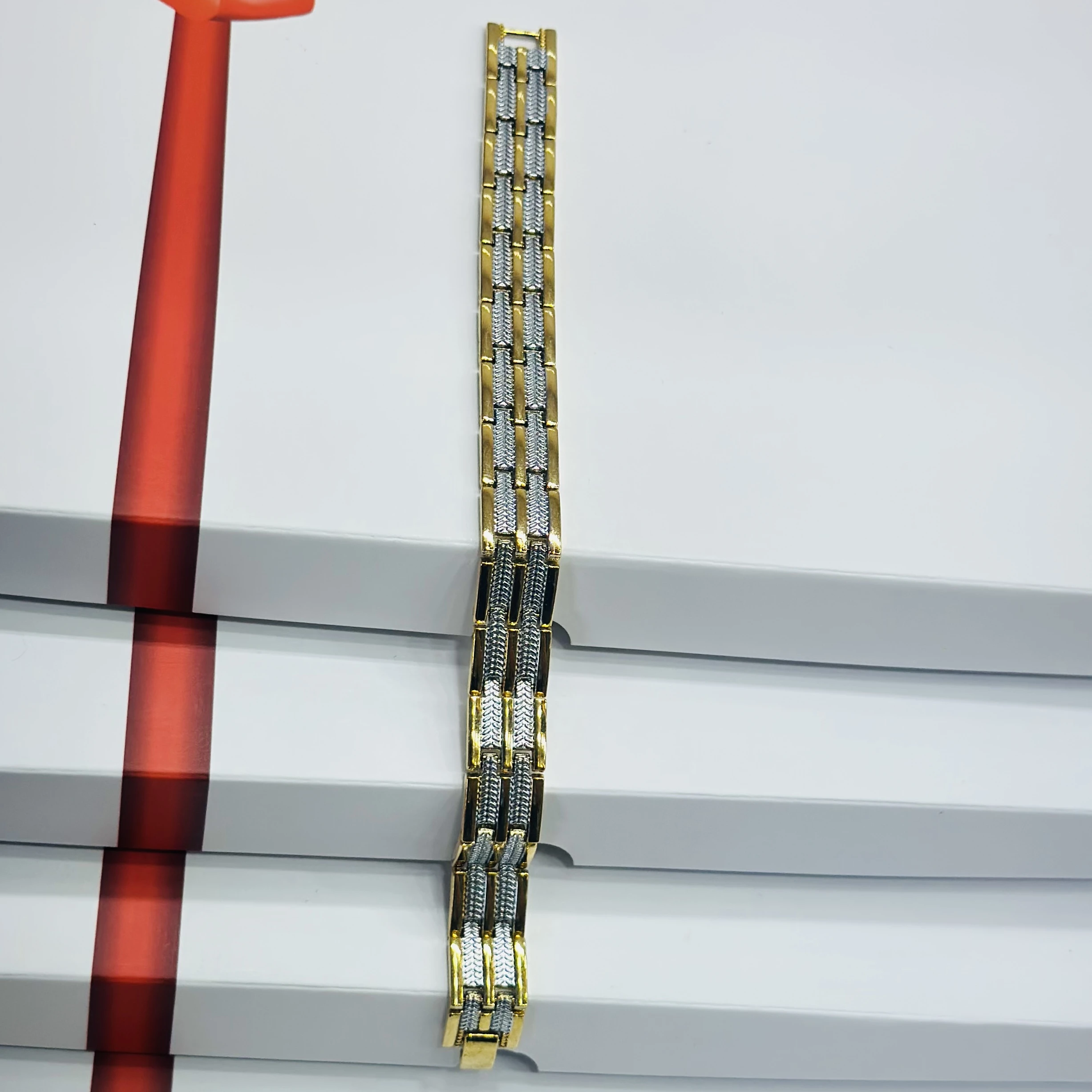 1 GRAM GOLD DIAMOND BRACELET FOR MEN