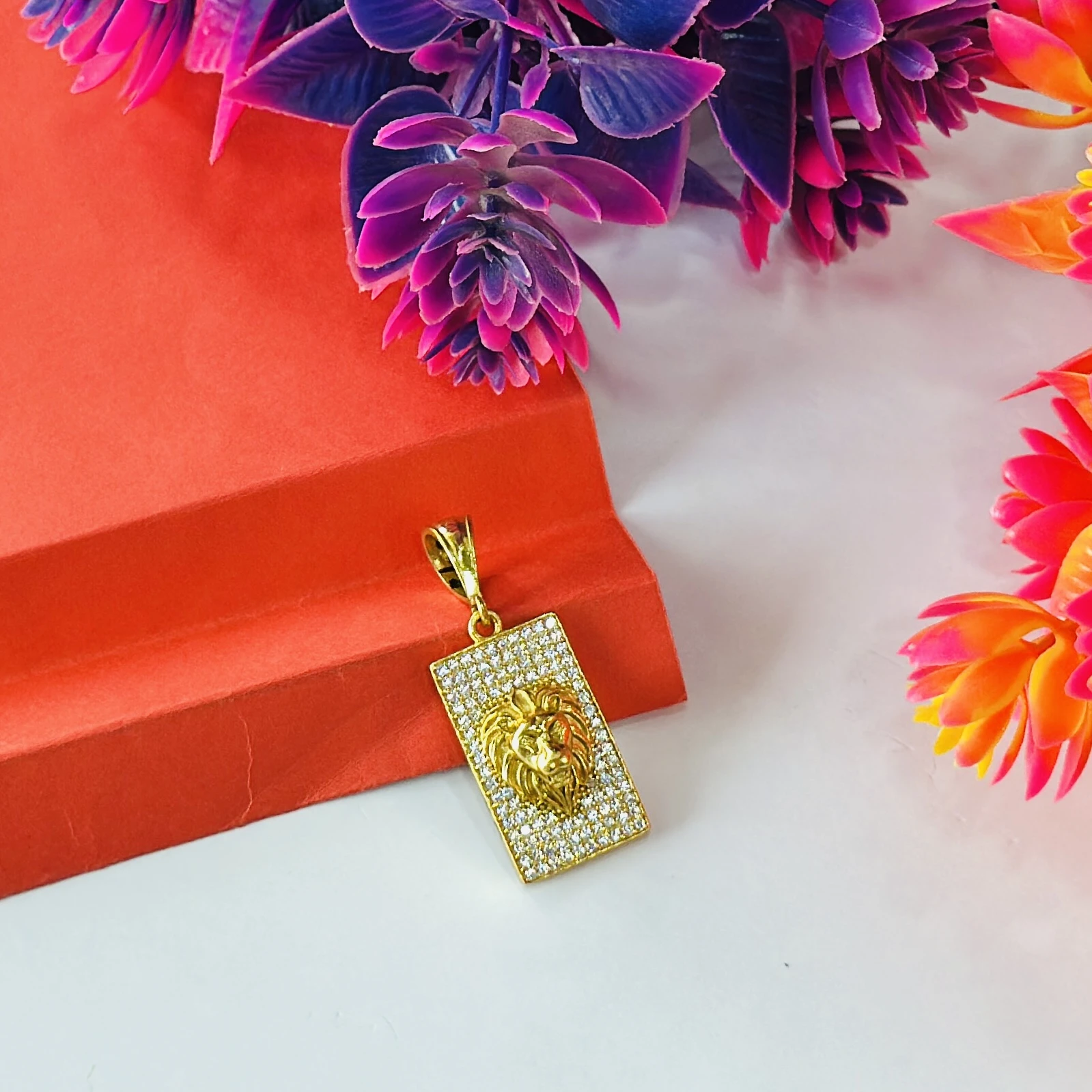 Gold plated pendant