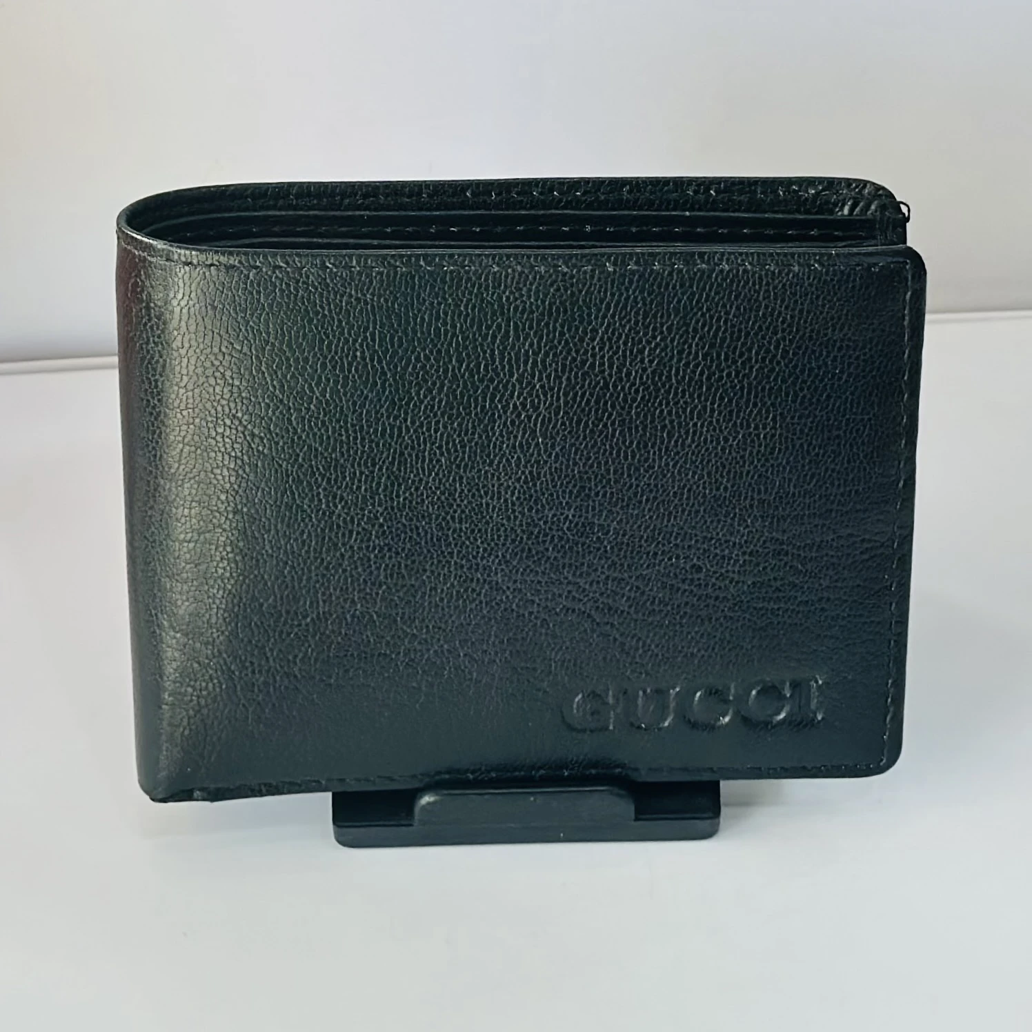 Balisi black leather wallet