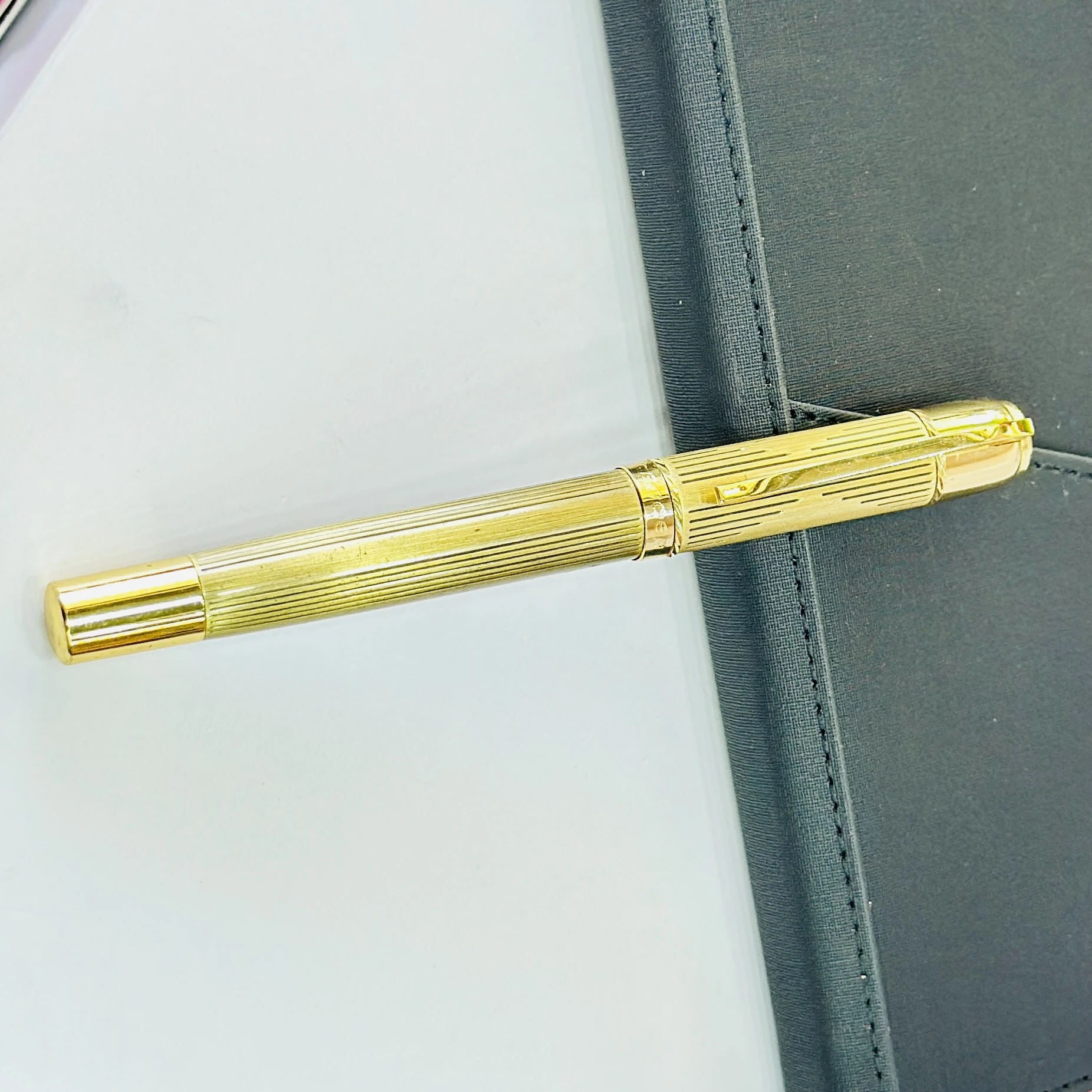 Gold colored Parker ballpoint pen