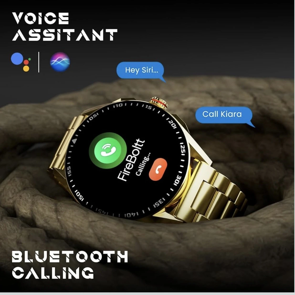 Fire Boltt Invincible Plus Bluetooth calling Smartwatch.. Model No.BSW097