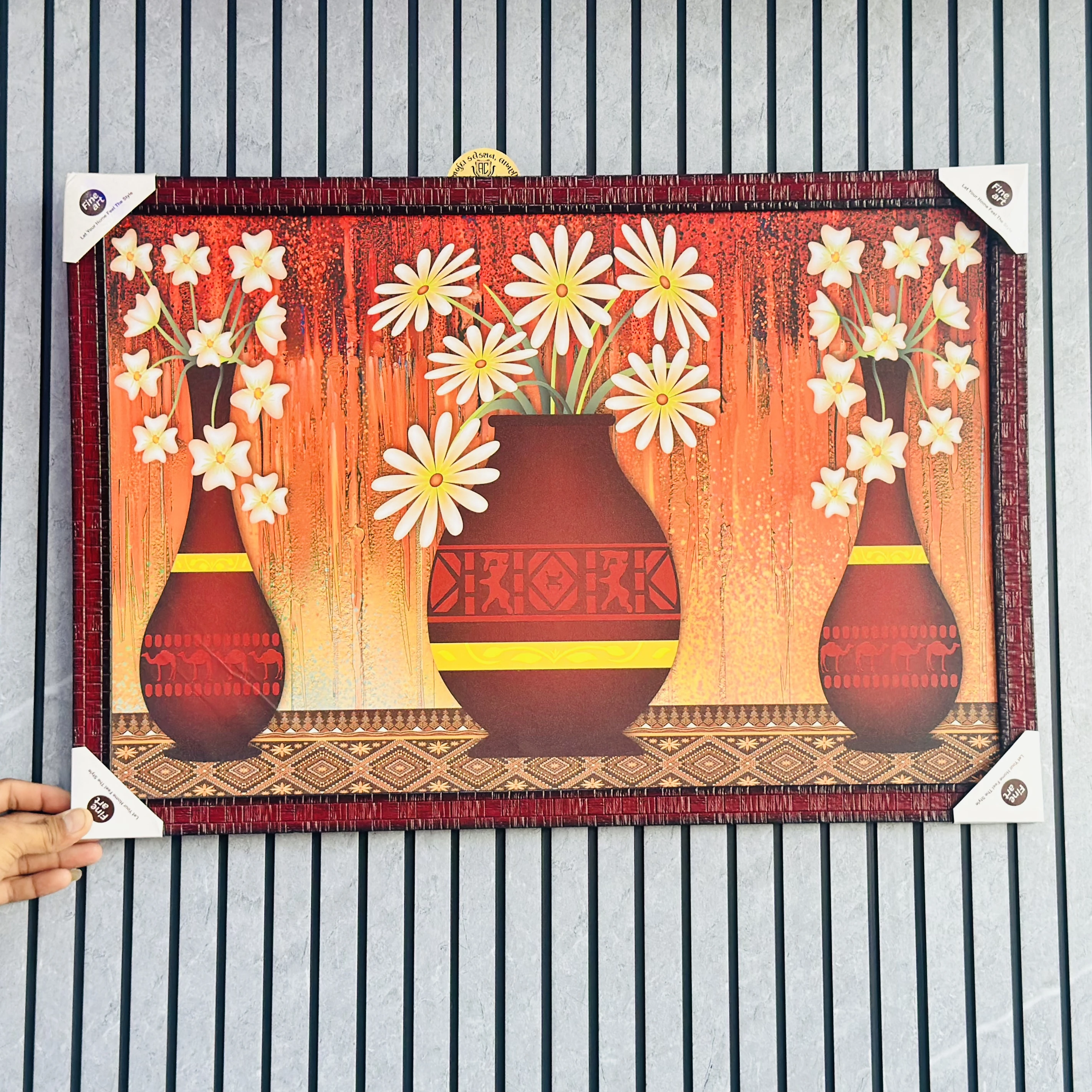 Flower Vase wall art painting ( SKU- 7KMI34)