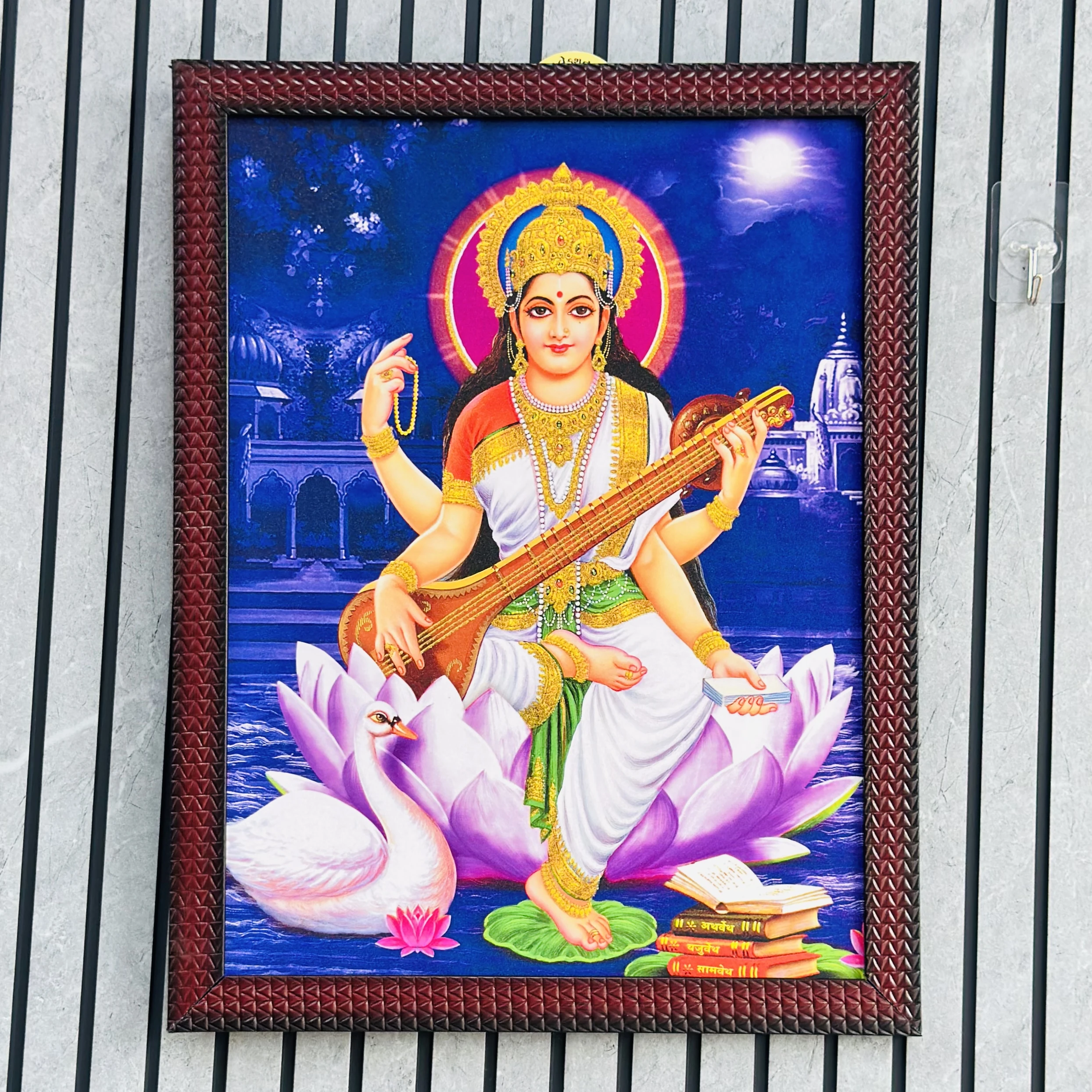 Shri Sarasvati Mata Frame (SKU-KWQVMB)