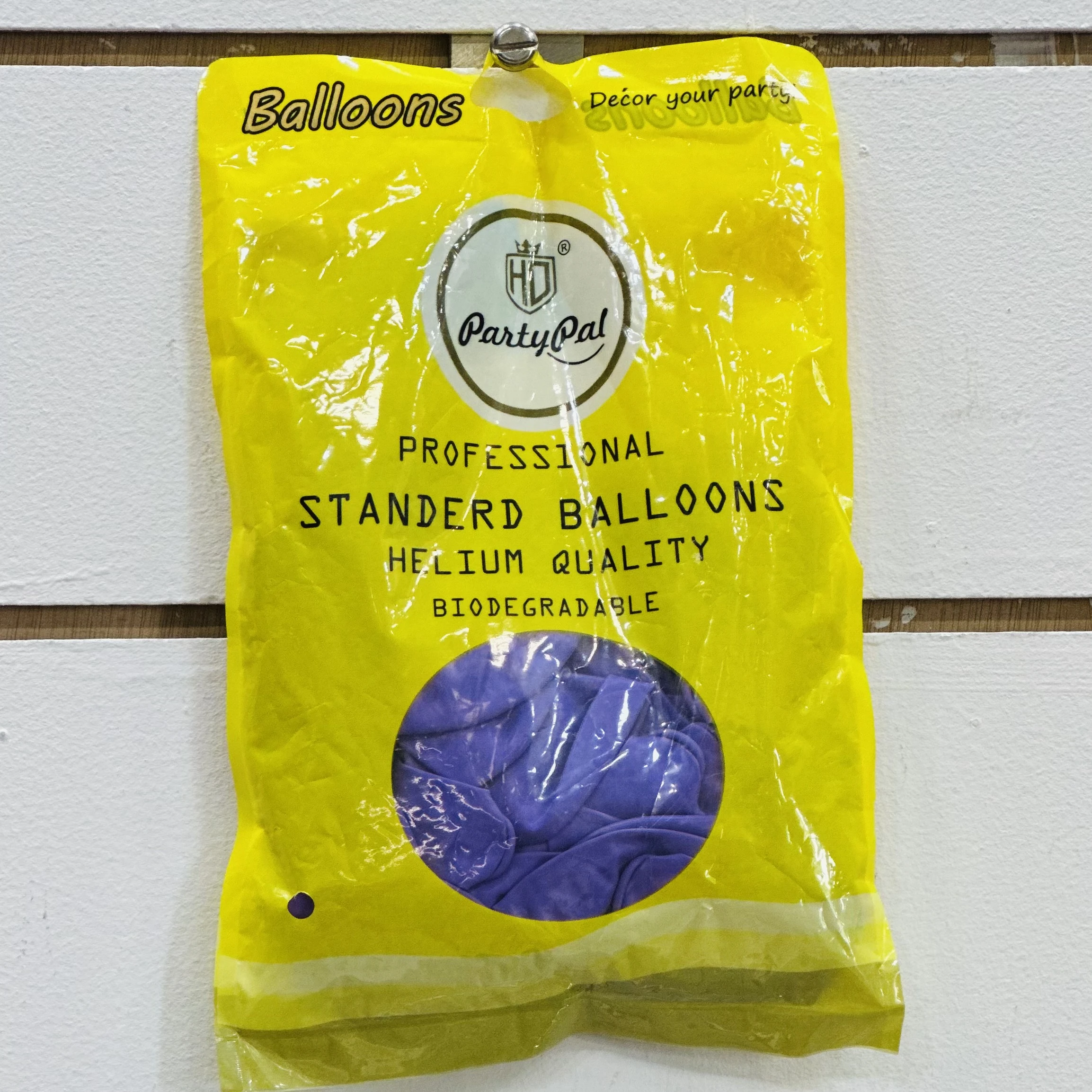 package of "Party Pal" brand balloons