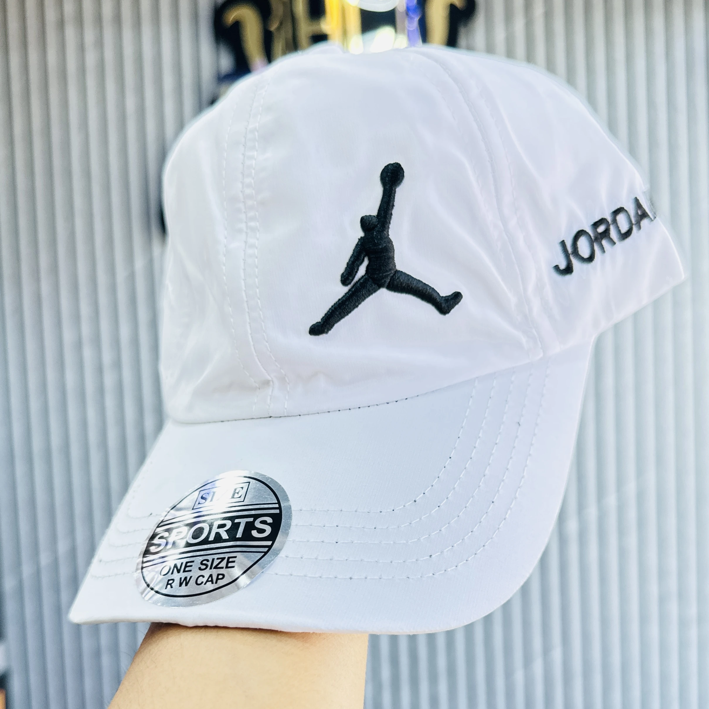 white Nike Unisex Jordan  Baseball Cap,.