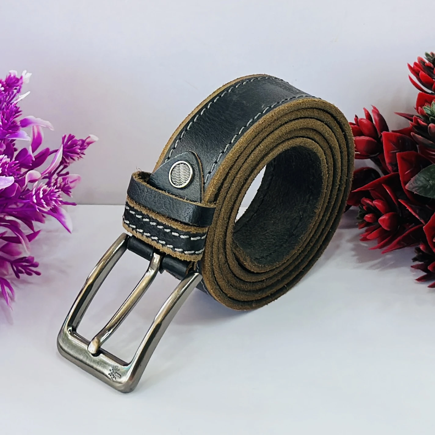 Mens Genuine Leather Belt