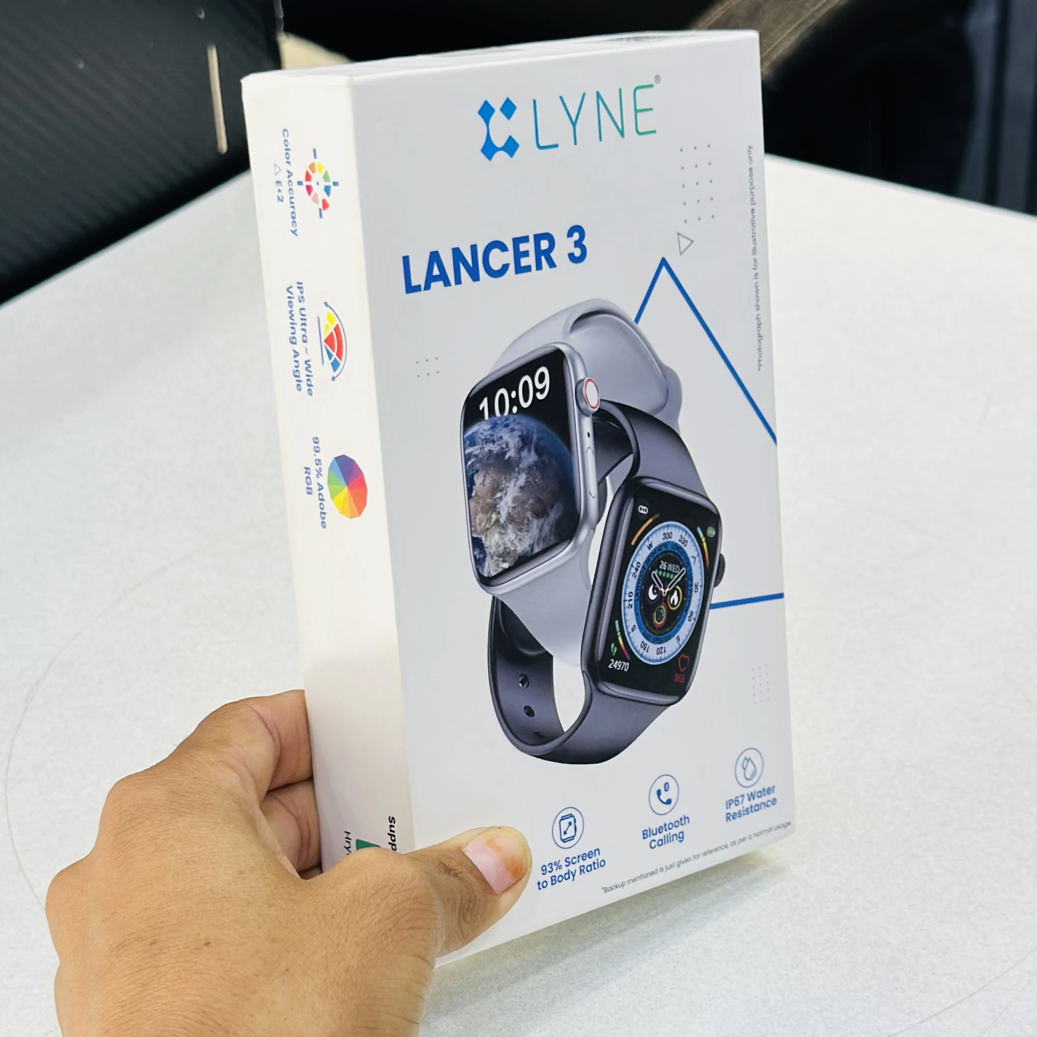 Lyne Lancer 3 smartwatch…. Model No…LANCER 3