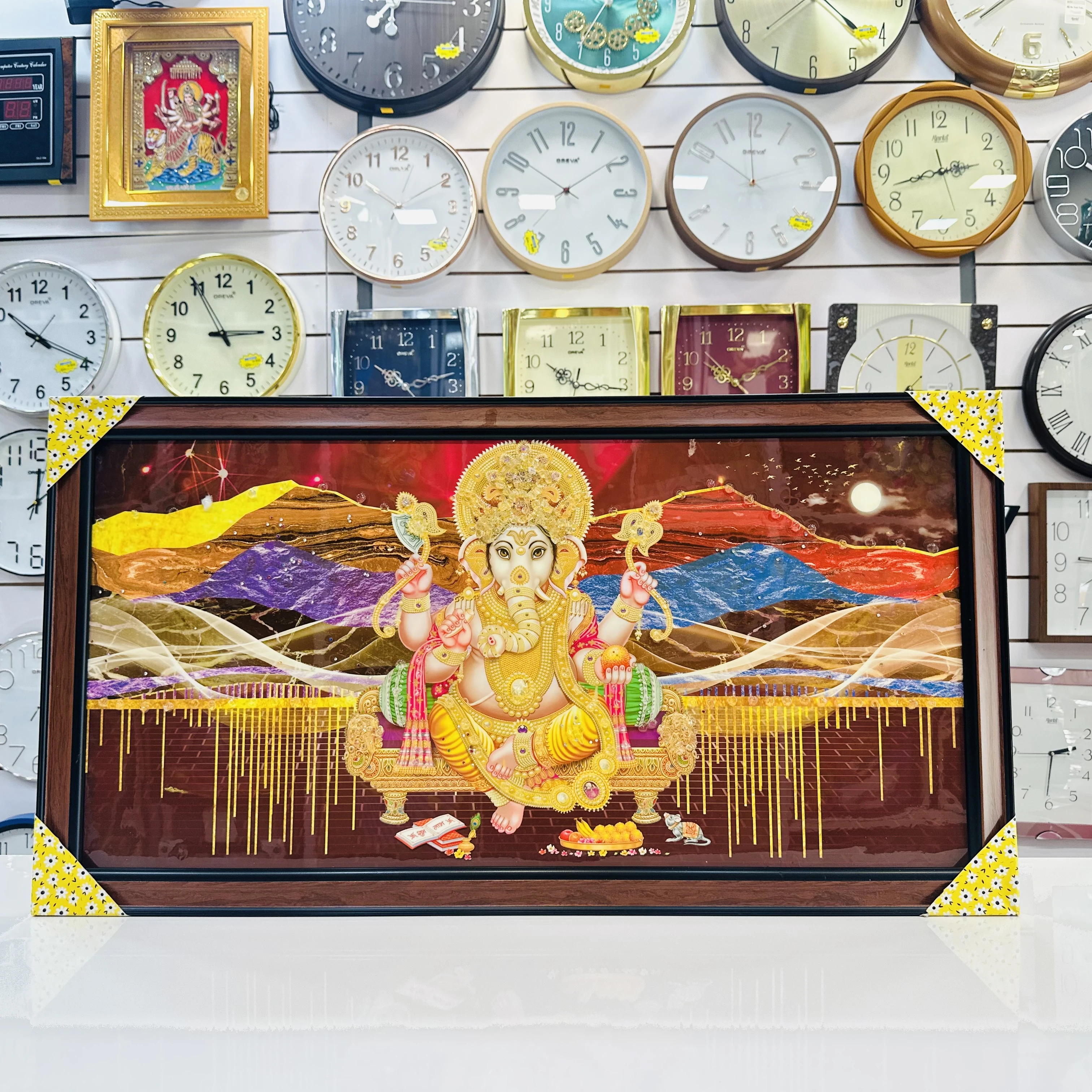 Ganpati bapa Frame (SKU-3WA484)