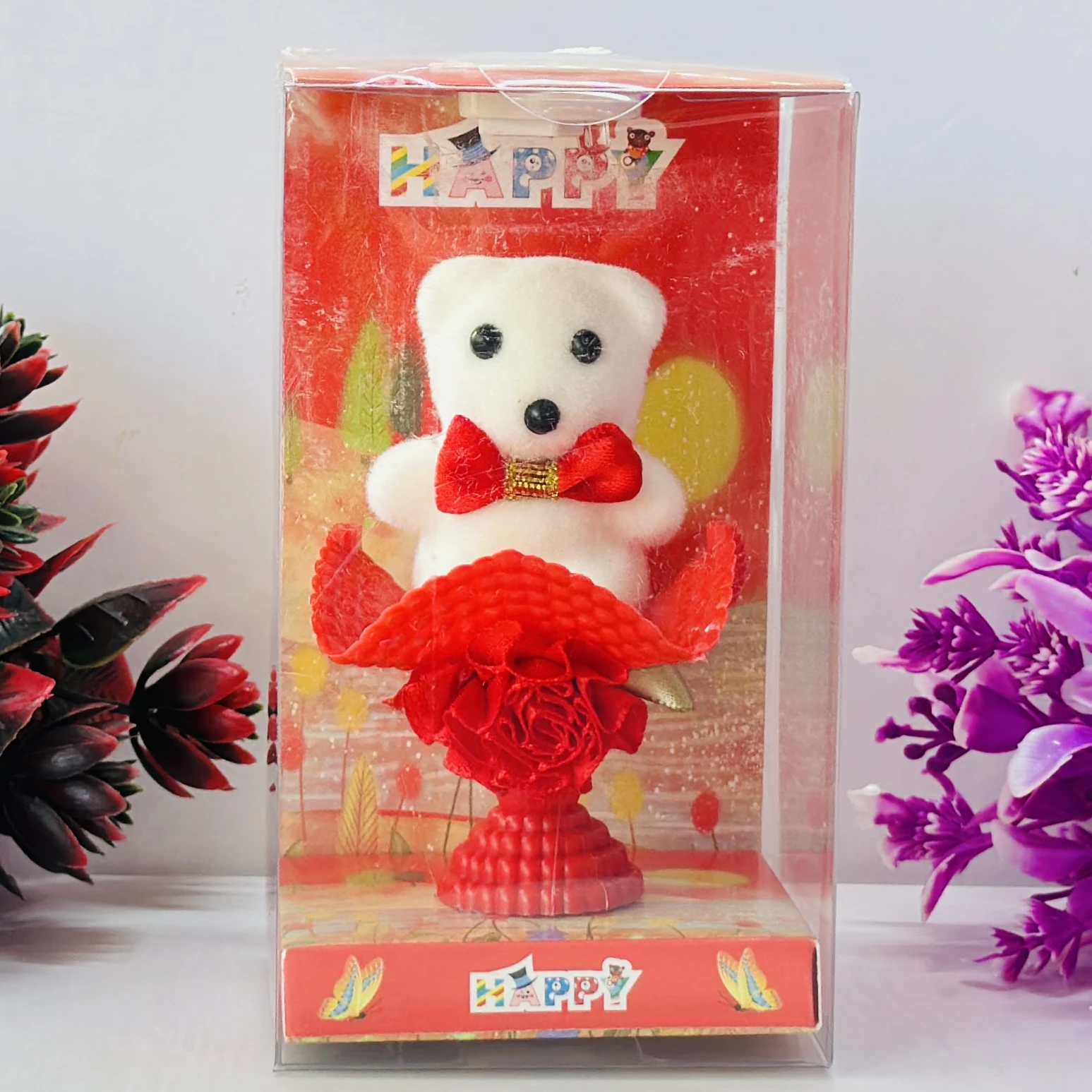FernHaus Teddy and Rose Gift Box
