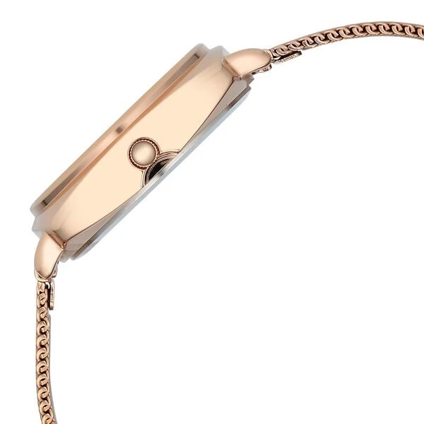 Fastrack Stunners X Quartz Analog Rose Gold Dial Stainless Steel Strap Watch For Girls Model no ..68043WM01