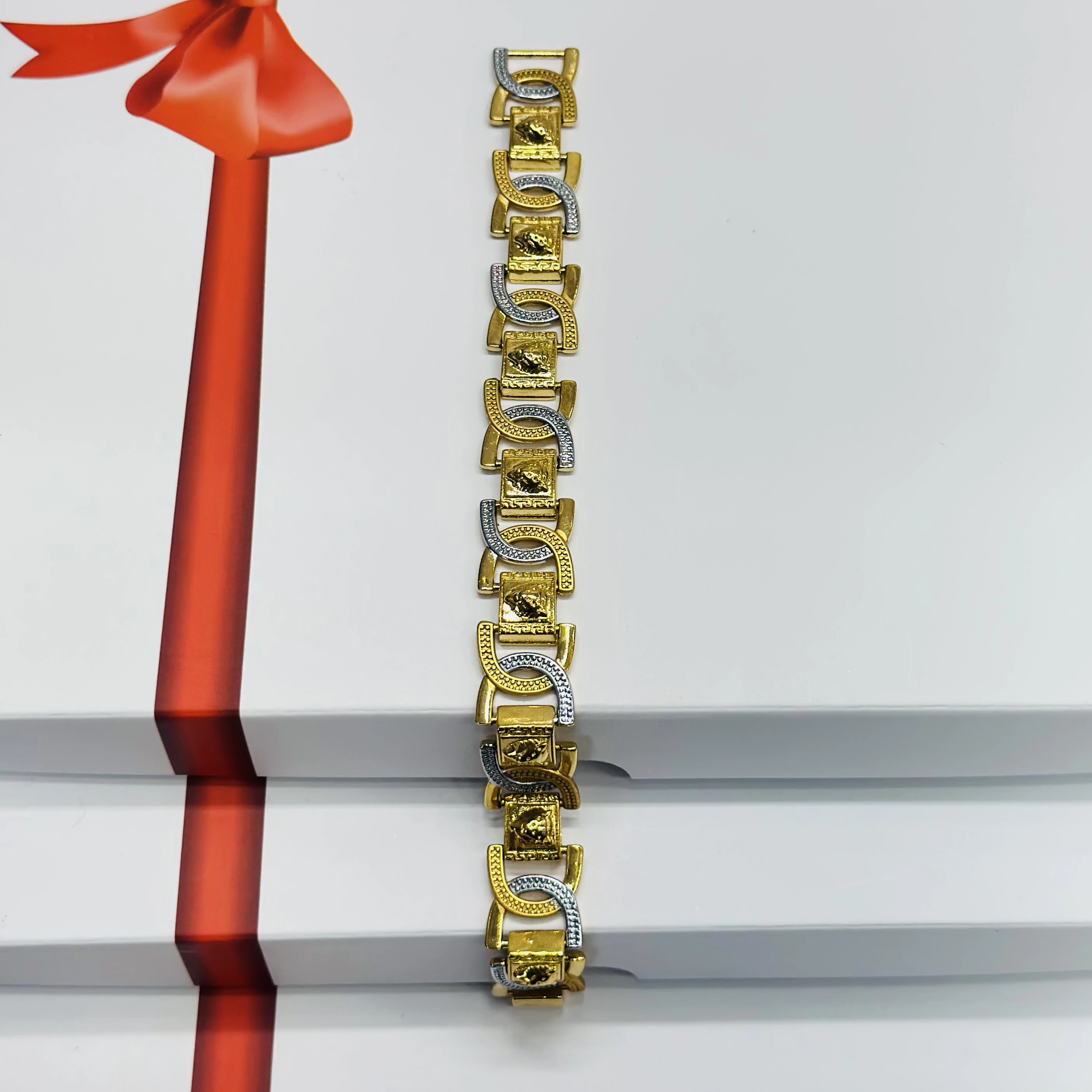 1 GRAM GOLD DIAMOND BRACELET FOR MEN