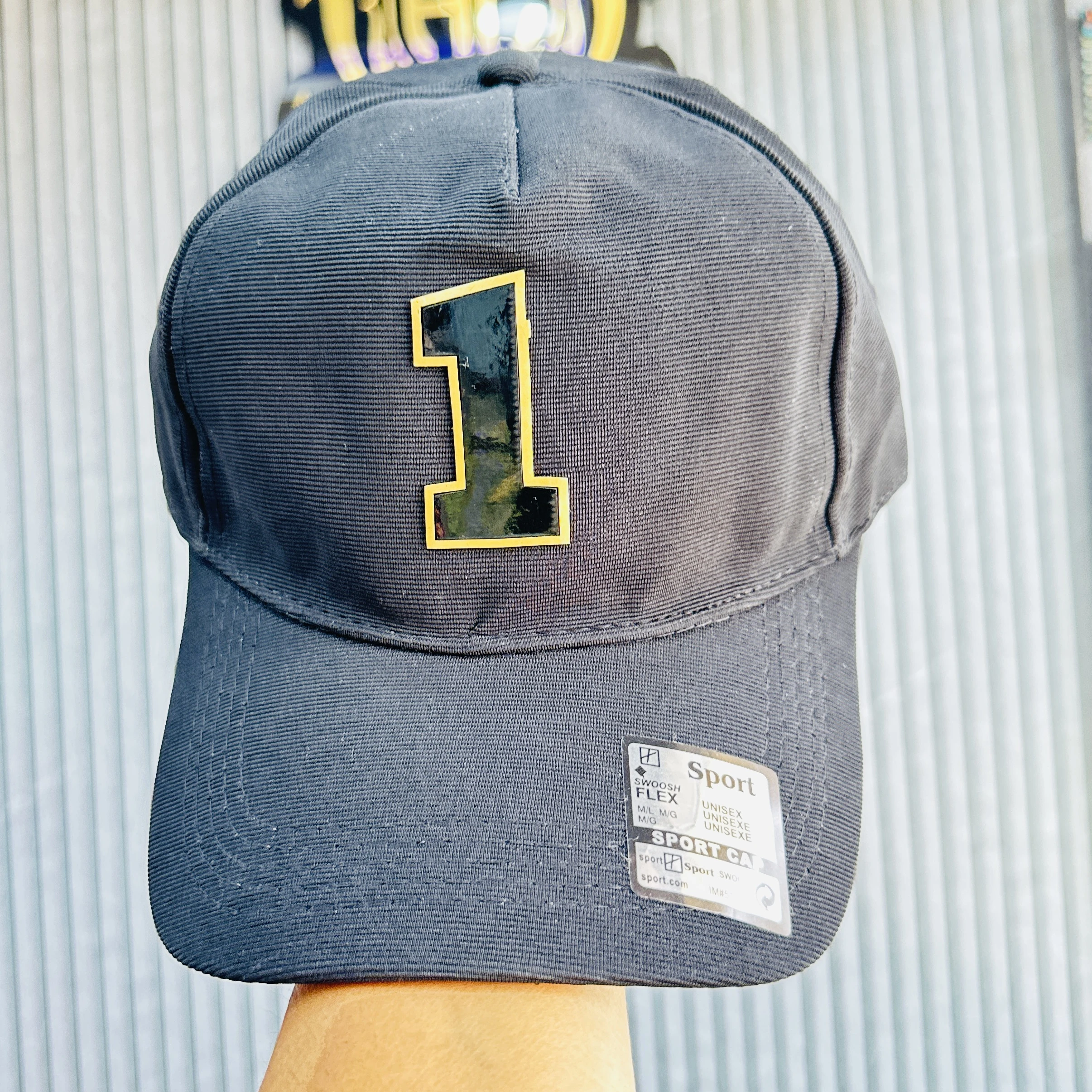 charcoal grey Nike brand baseball cap