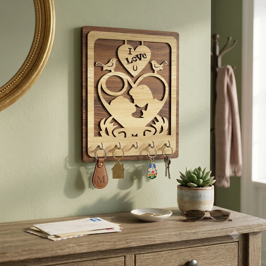 Wall-mounted with multiple hooks(SKU NCATRQ)