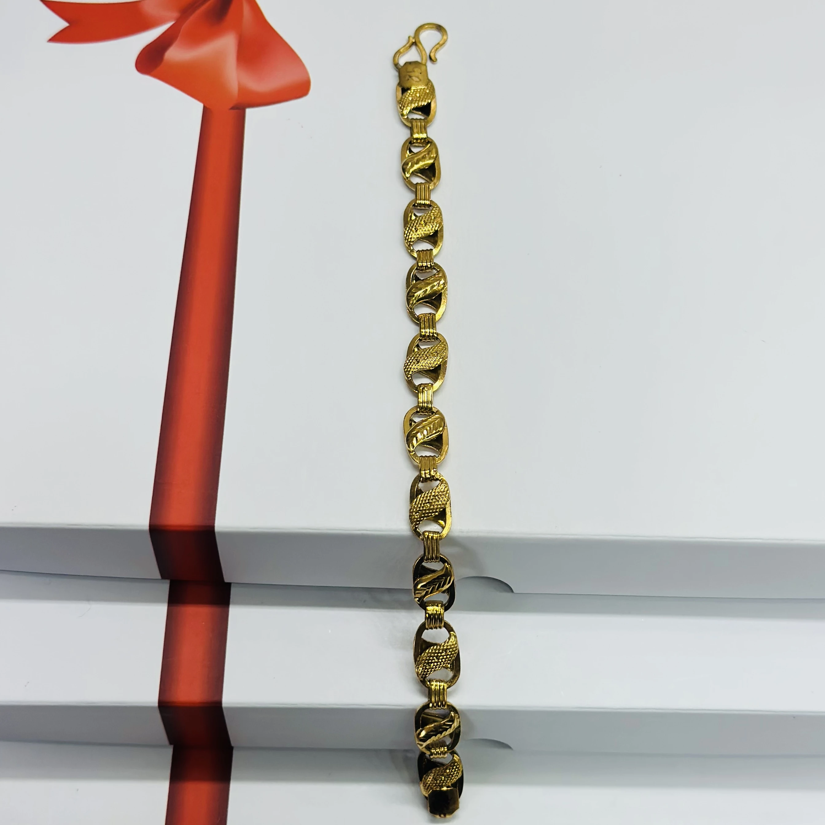 1 GRAM GOLD DIAMOND BRACELET FOR MEN