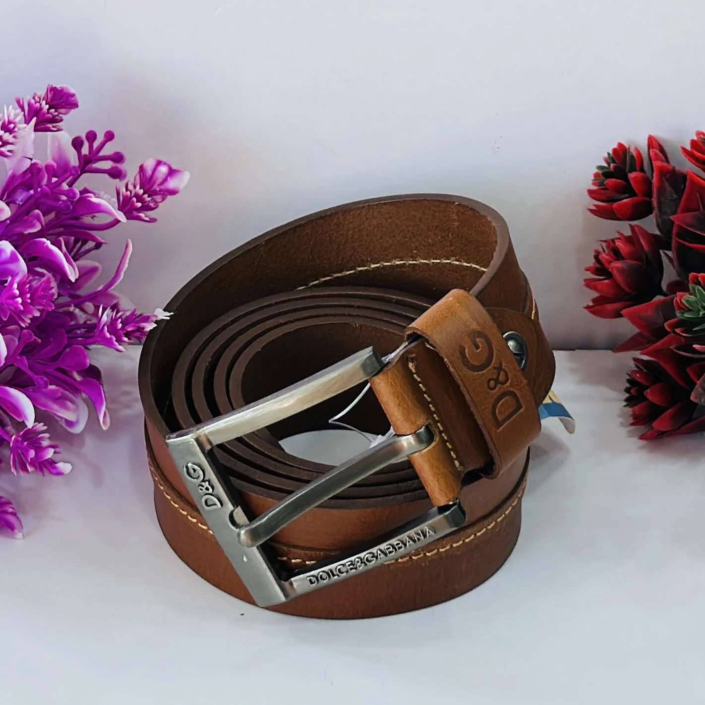 Leather World buckle belt