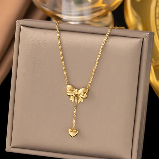 Lakshya Rasa gold-plated stainless steel necklace