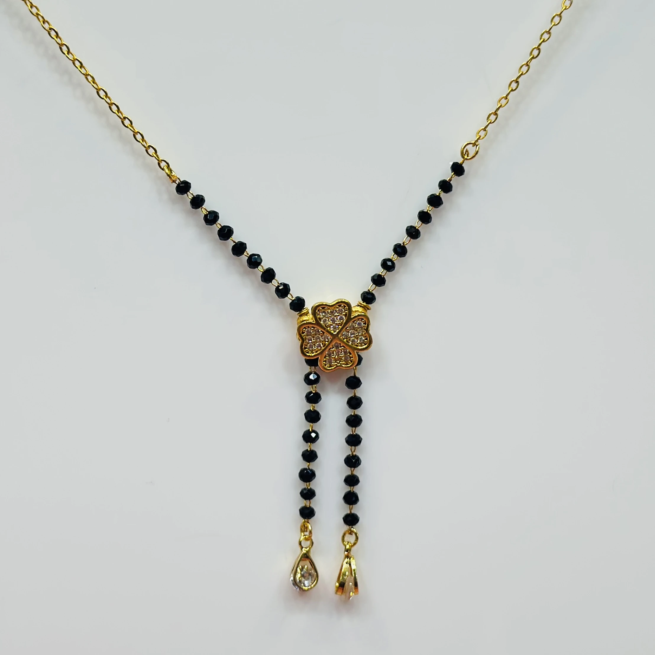 Gold plated mangalsutra