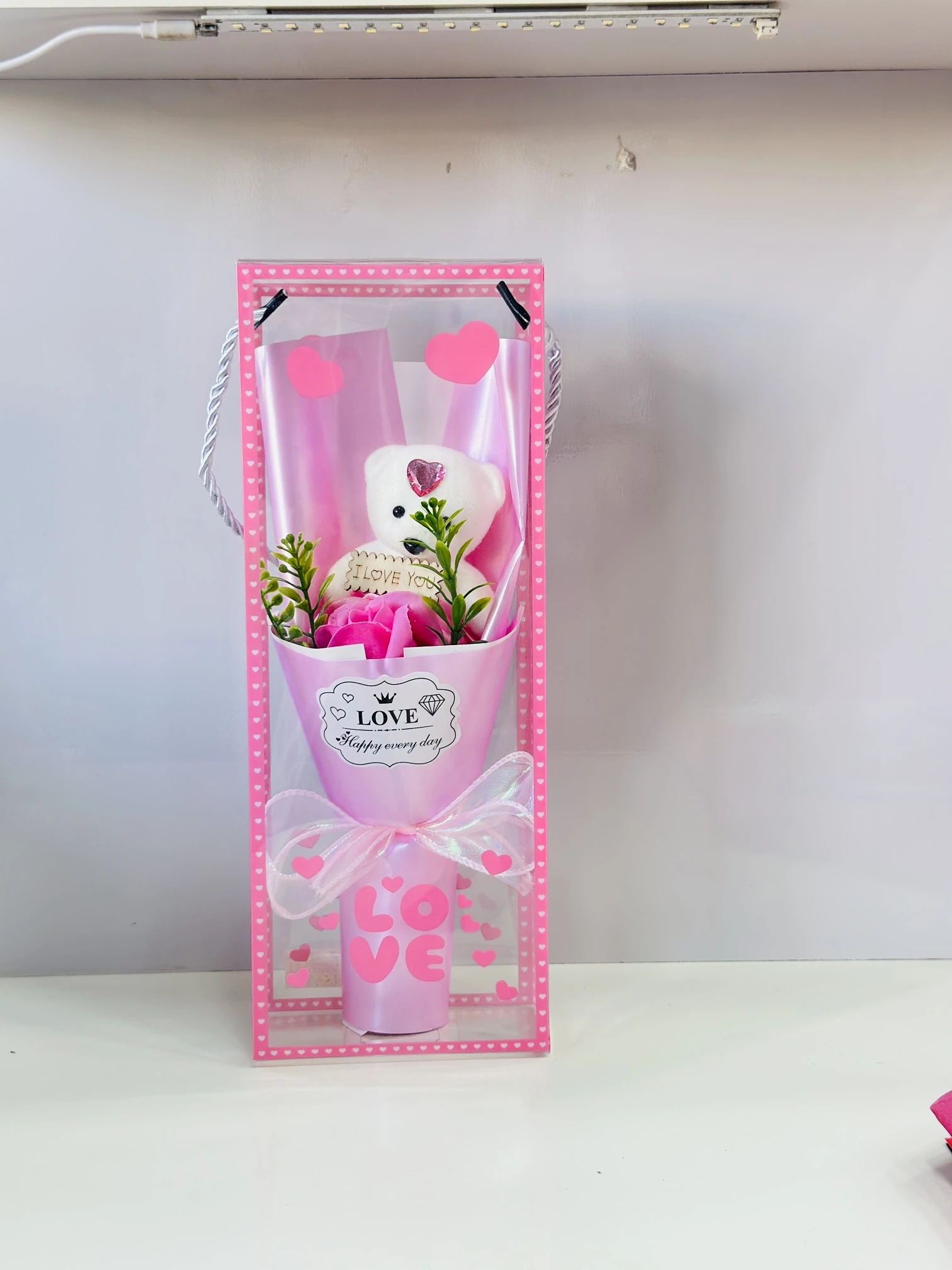 Flower Set Artificial Rose With Beautiful Gift Box