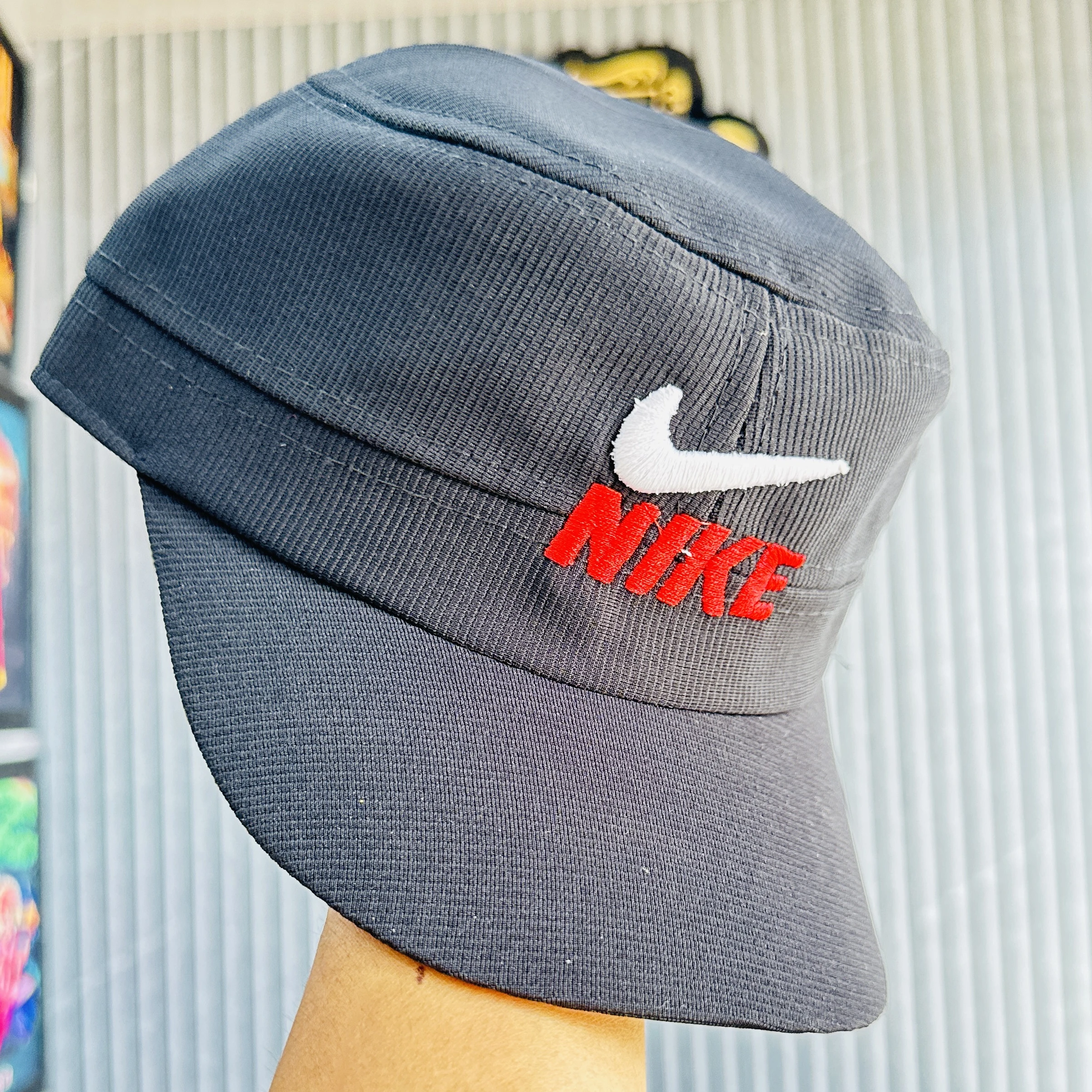 charcoal grey Nike brand baseball cap