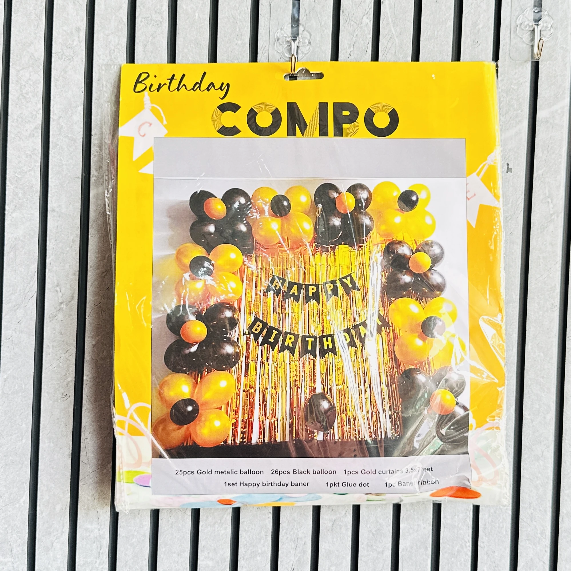 Birthday party decoration kit