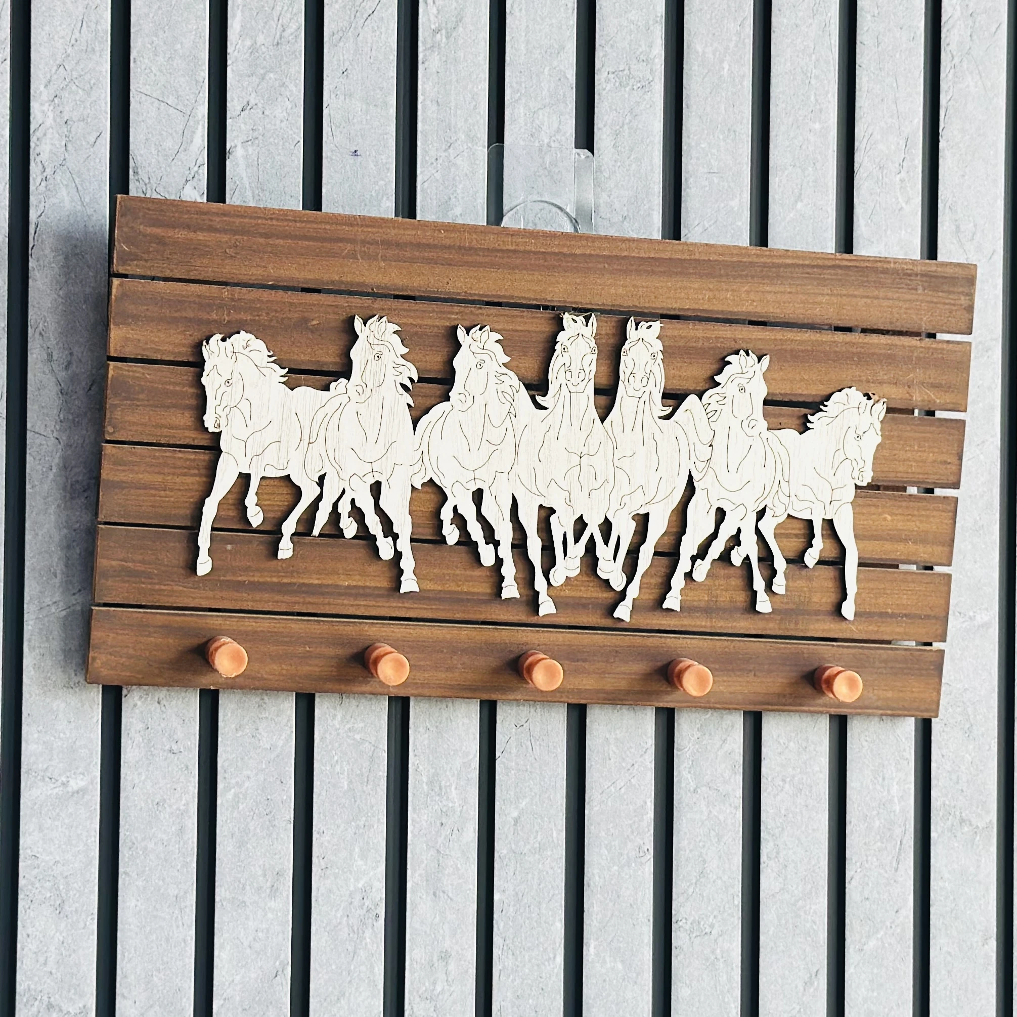 Wooden key holder (SKU-JH50ZD)