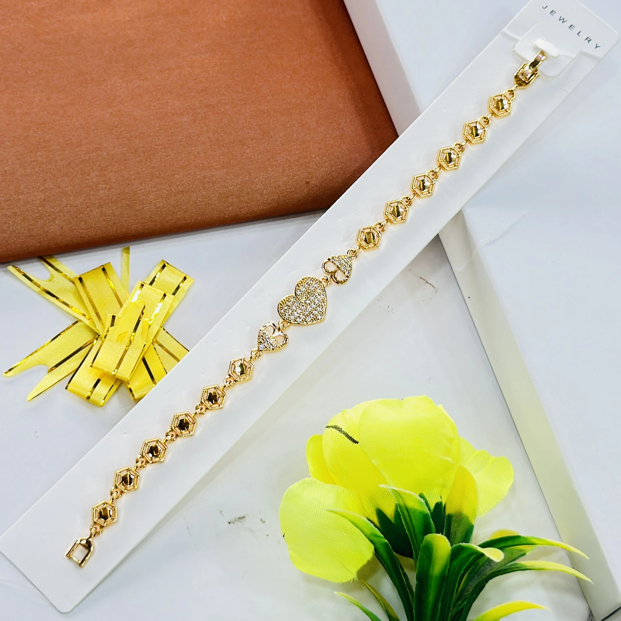 Gold -plated or 22K gold bracelet