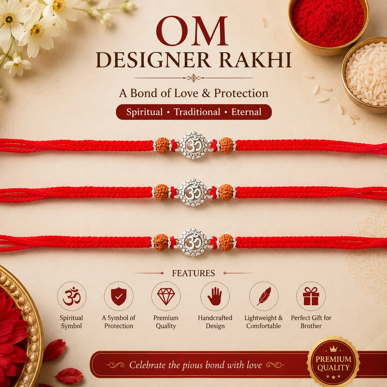 Royal design Rakhi