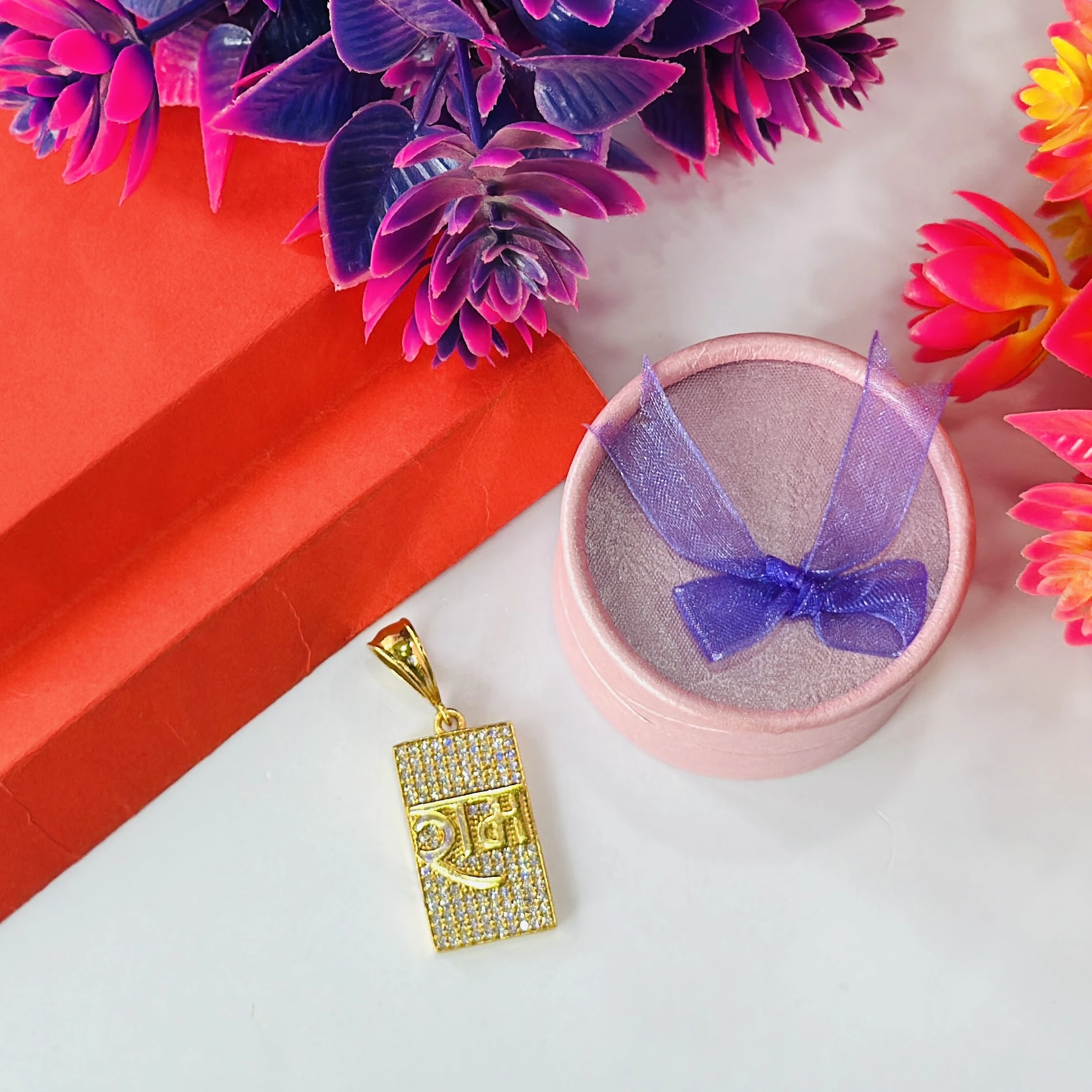 Gold plated pendant
