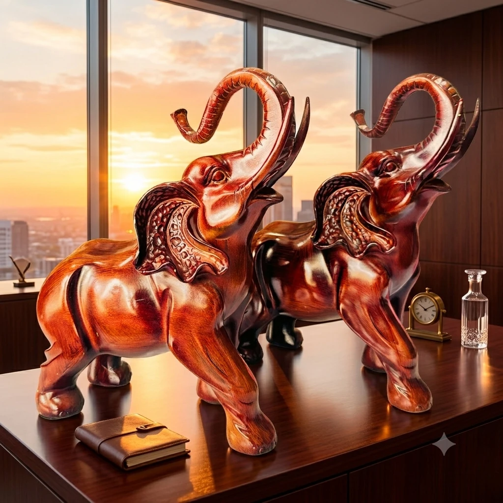 Wooden Elephant statue