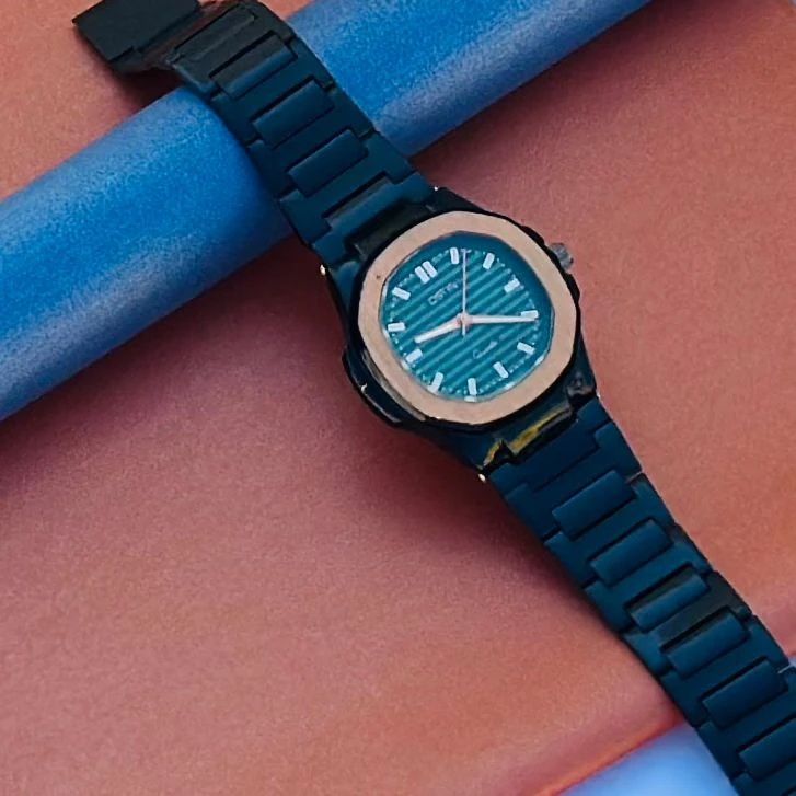 French Connection Black Dial Analog Watch Mens