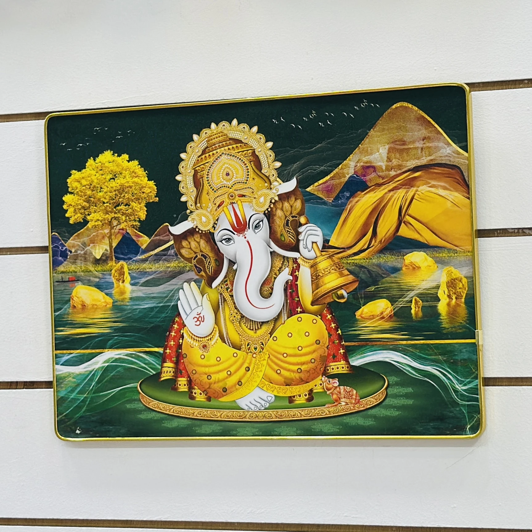Lord Ganesha religious photo frame or painting….. IK9IL2