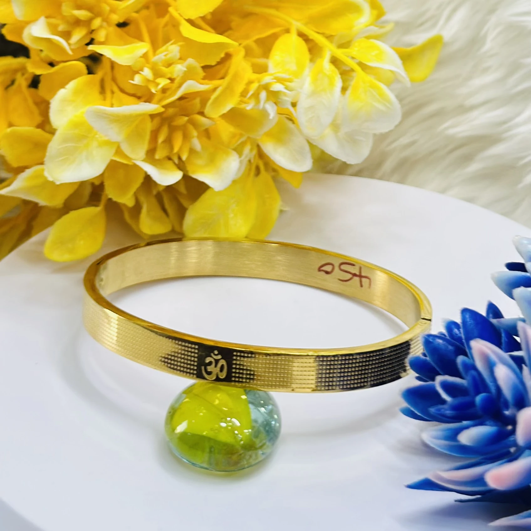 Gold plated Breslet (Kada)
