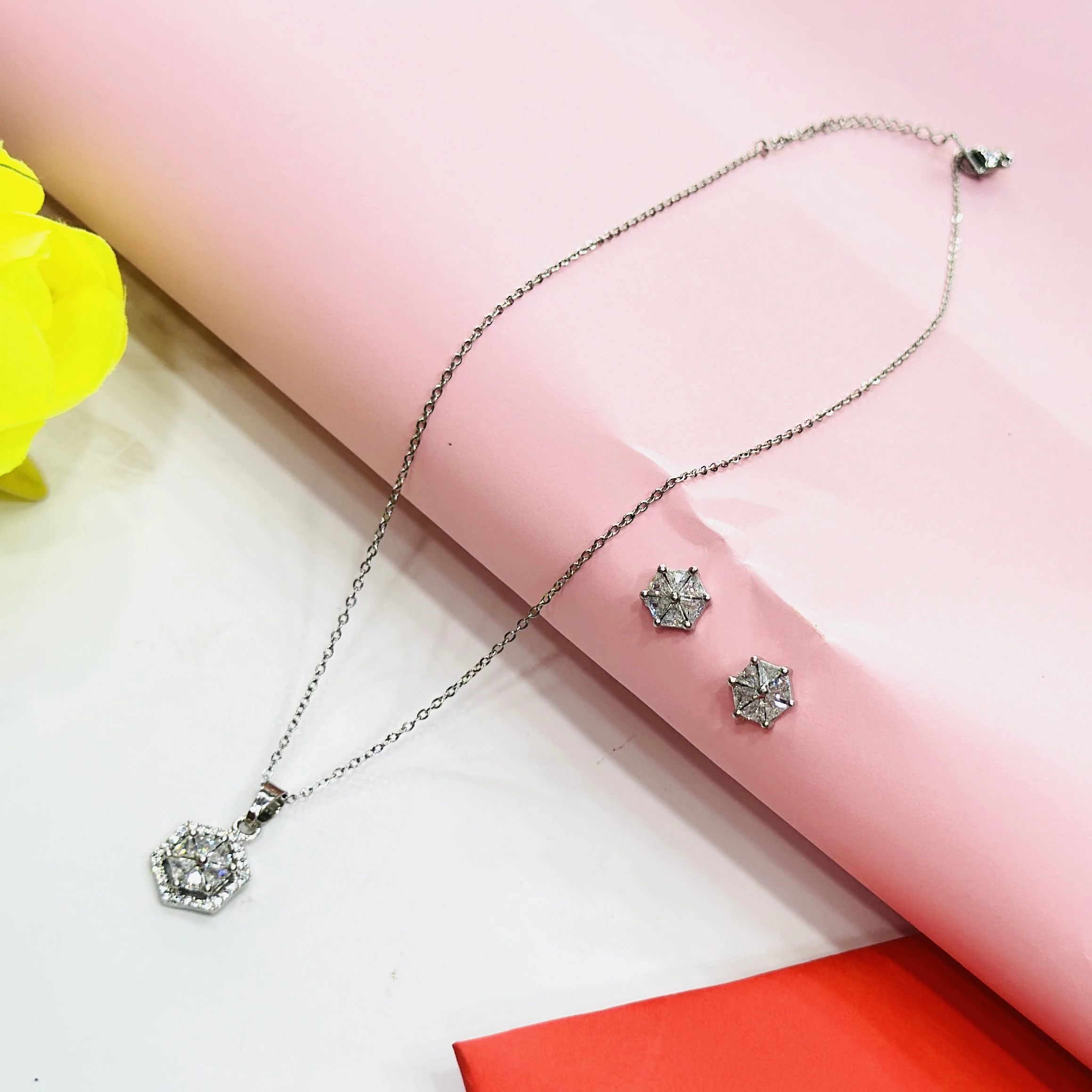 sterling silver necklace set