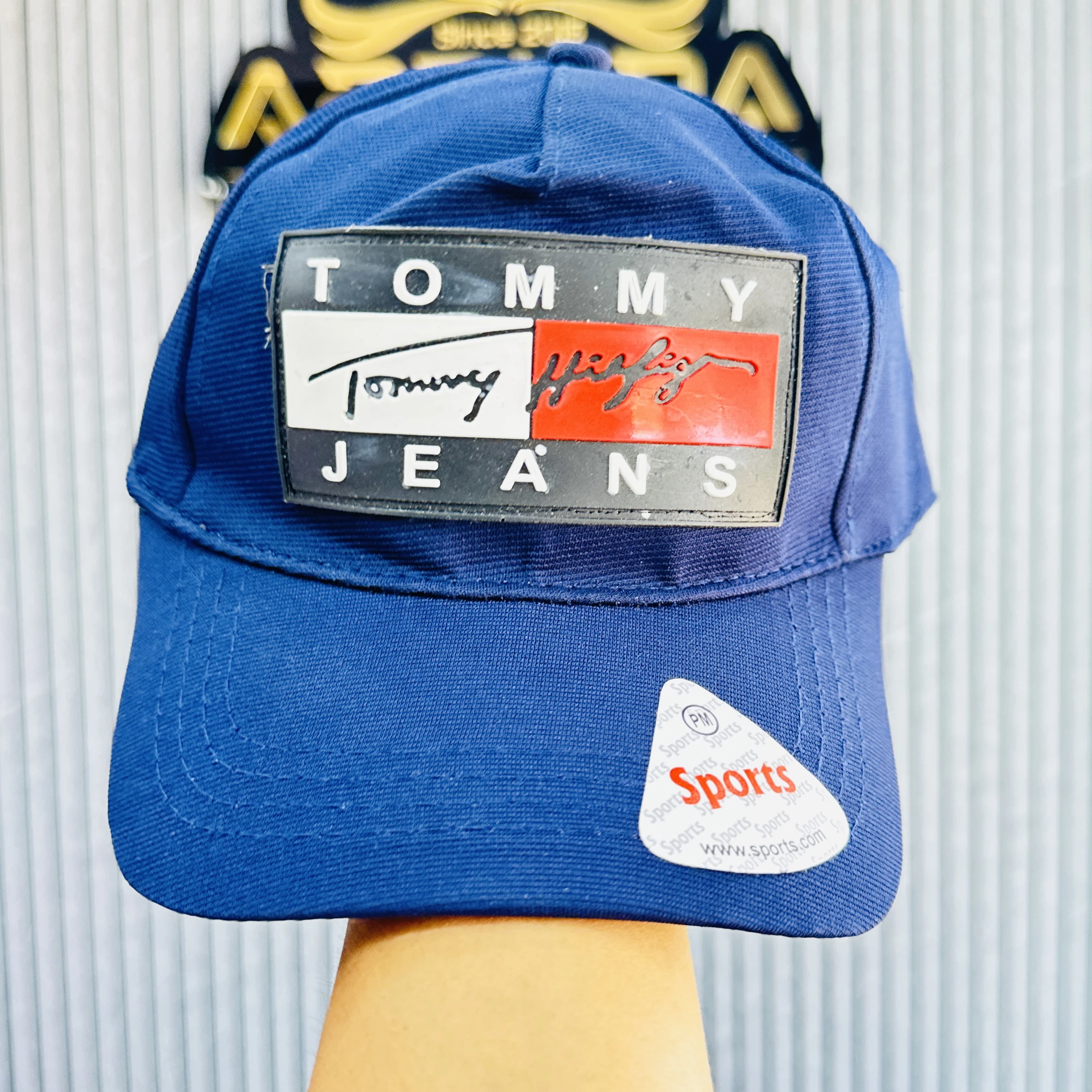 Blue Tommy Jeans baseball cap