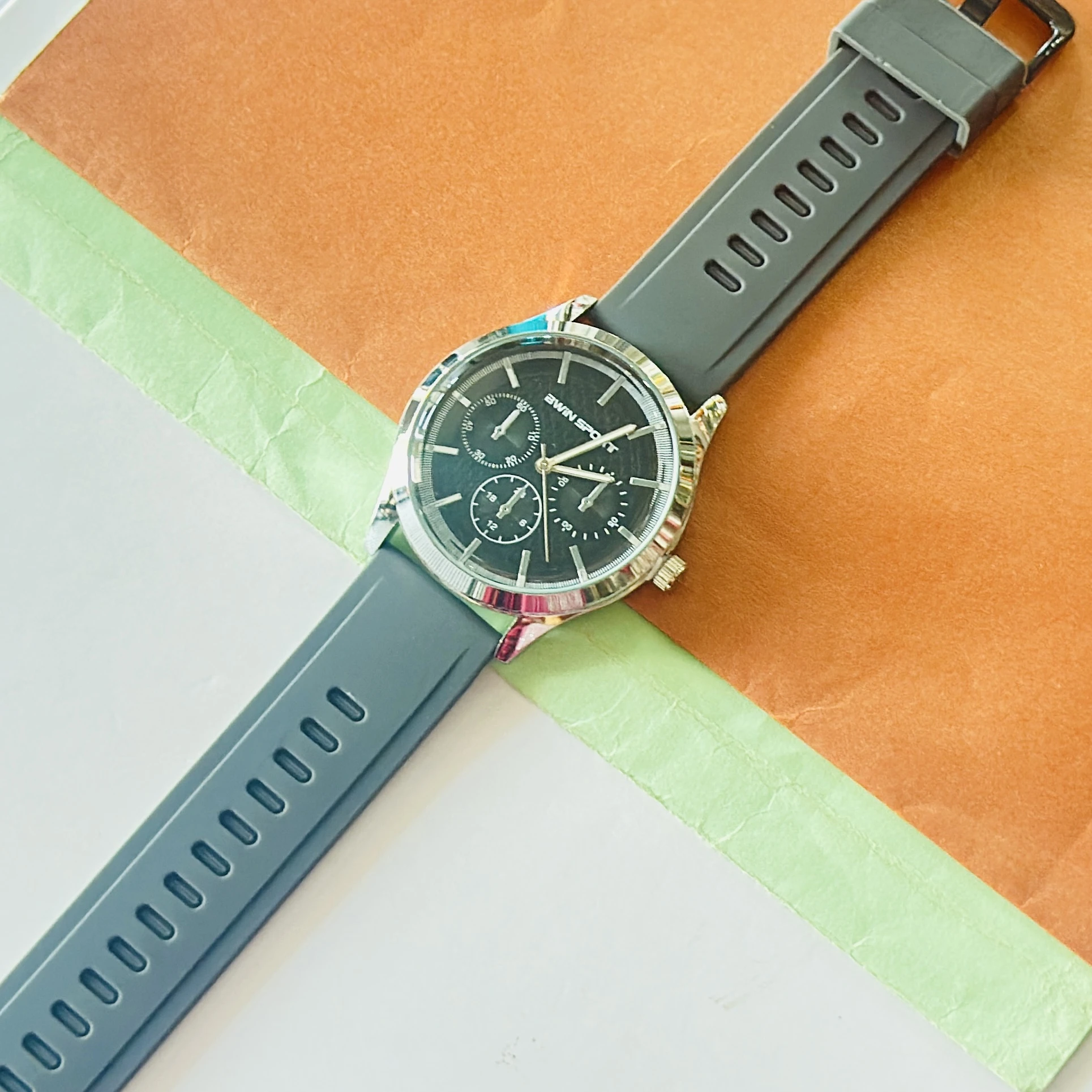 an Ewin Sport brand wristwatch