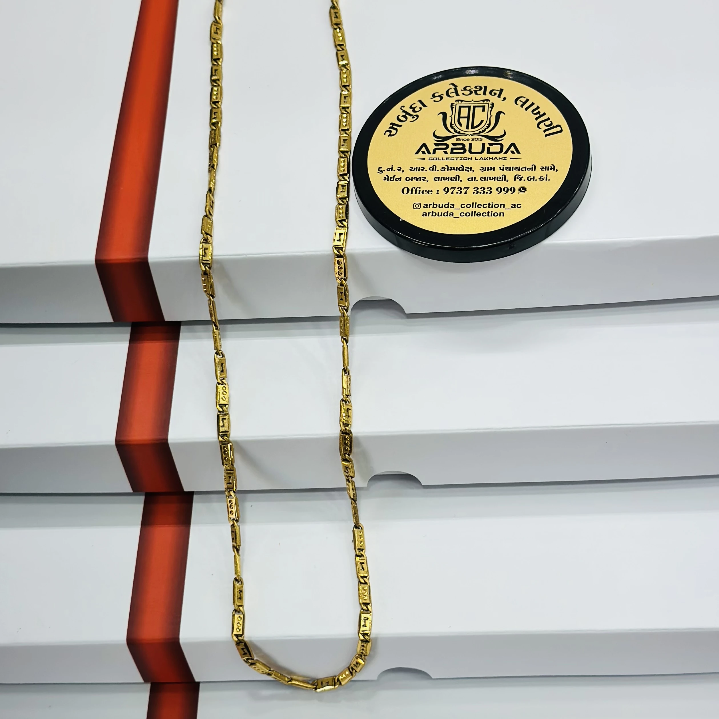 Gold plated design chain