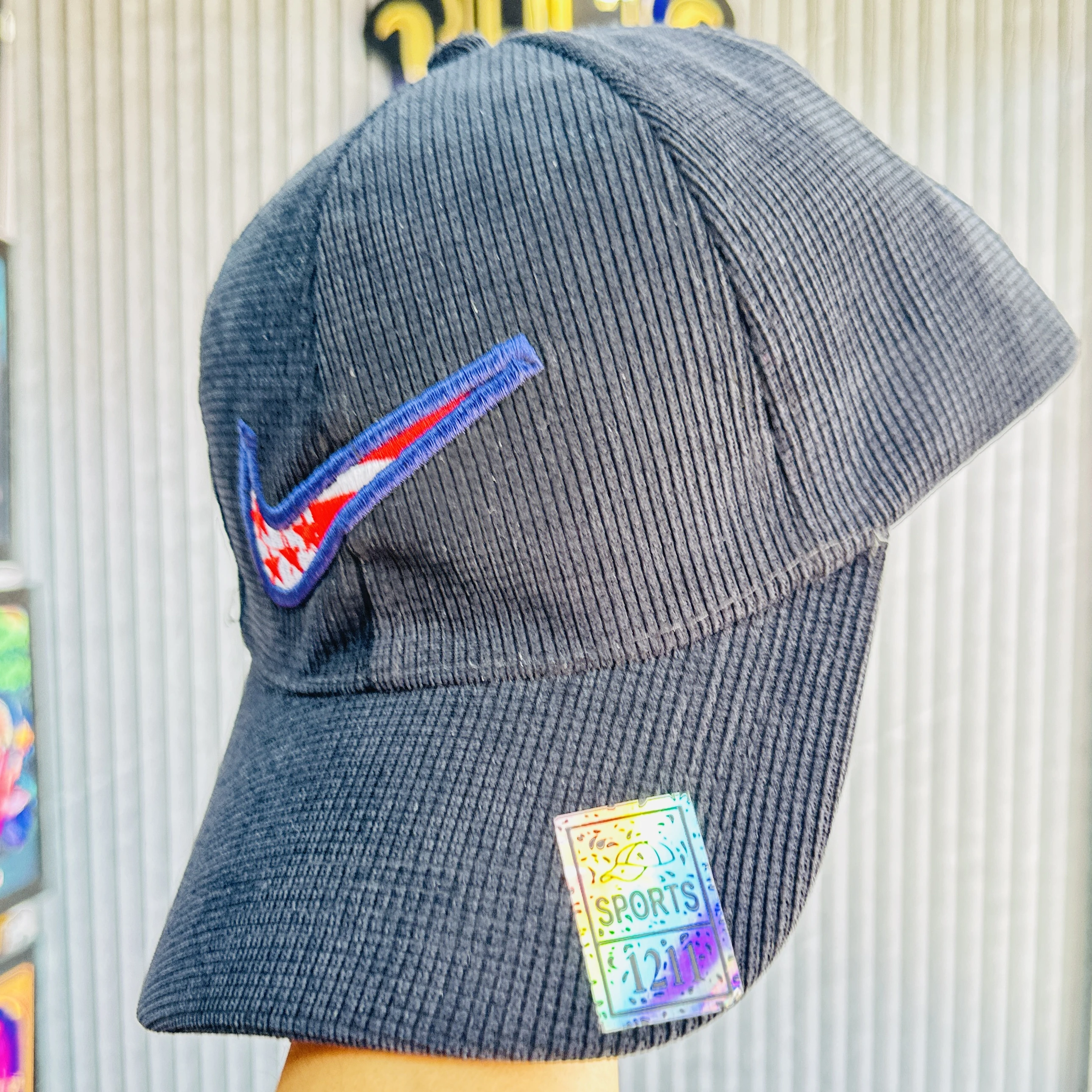 corduroy baseball cap