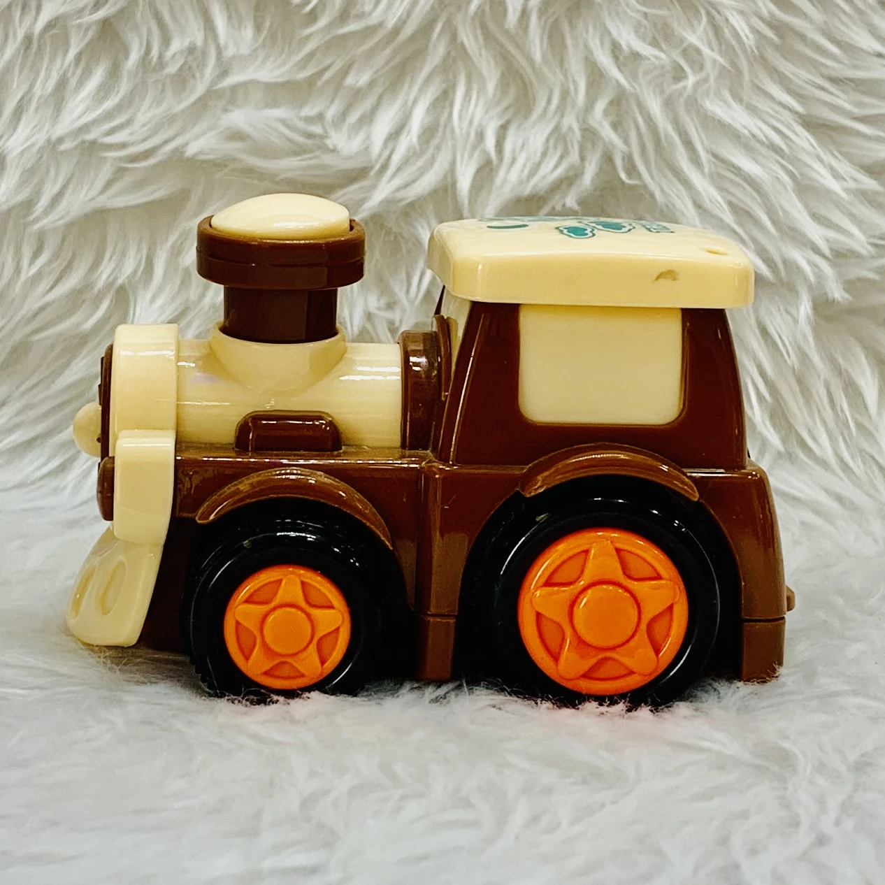 Friction Powered Toy Set of Car, Train