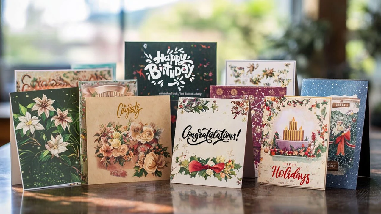 Greetings cards