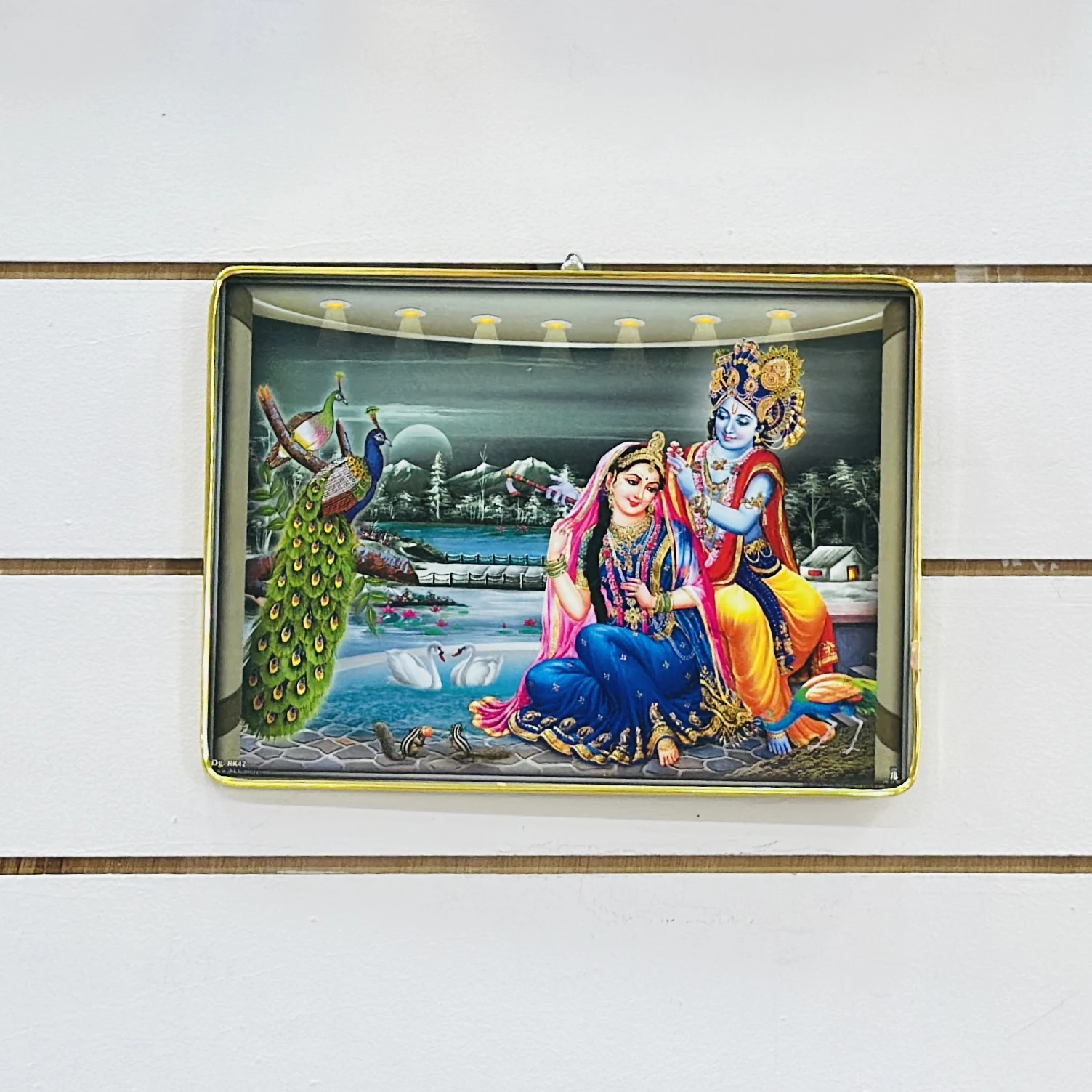 Radha Krishna wall-mounted painting…. 8KFO19