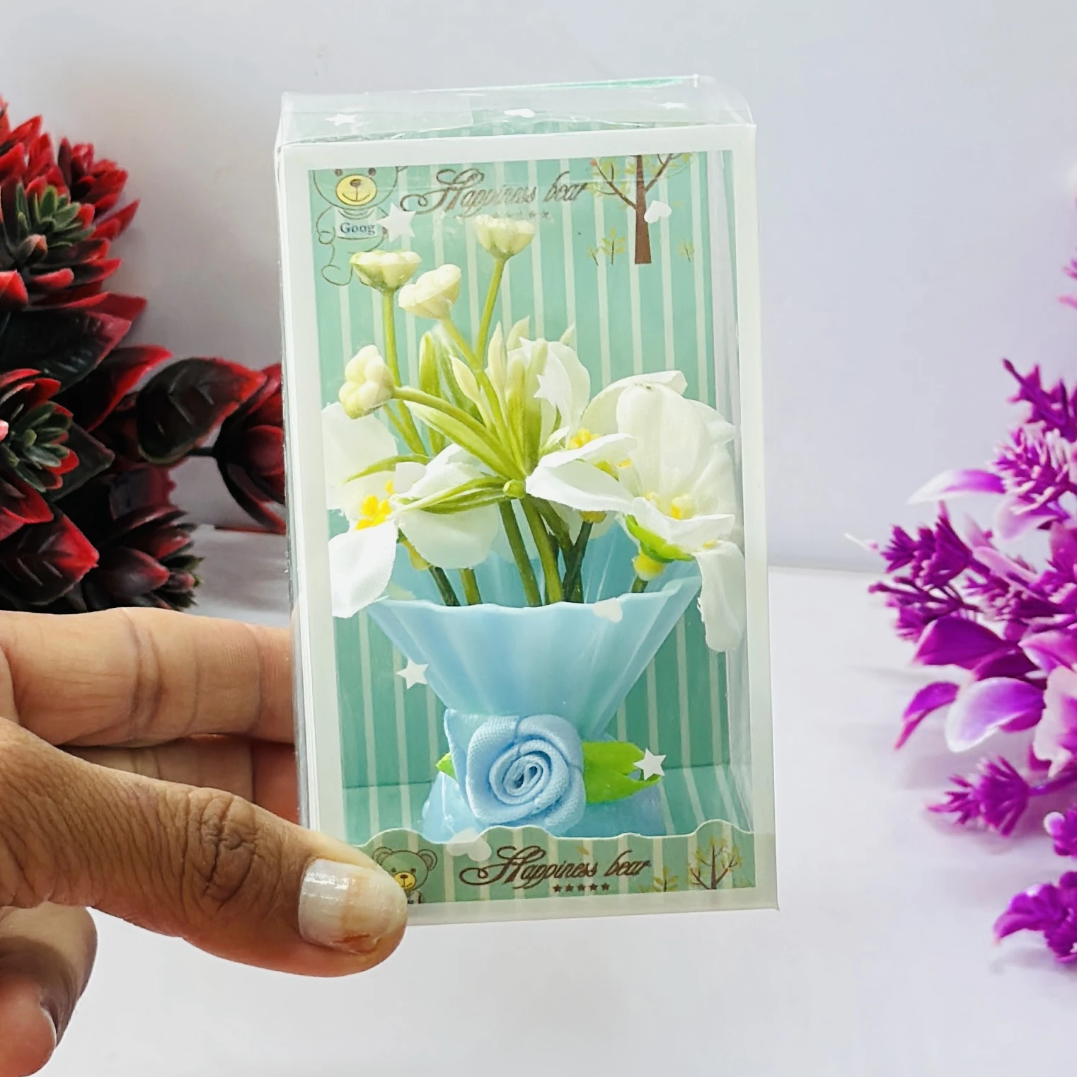 Mini block flower bouquet set