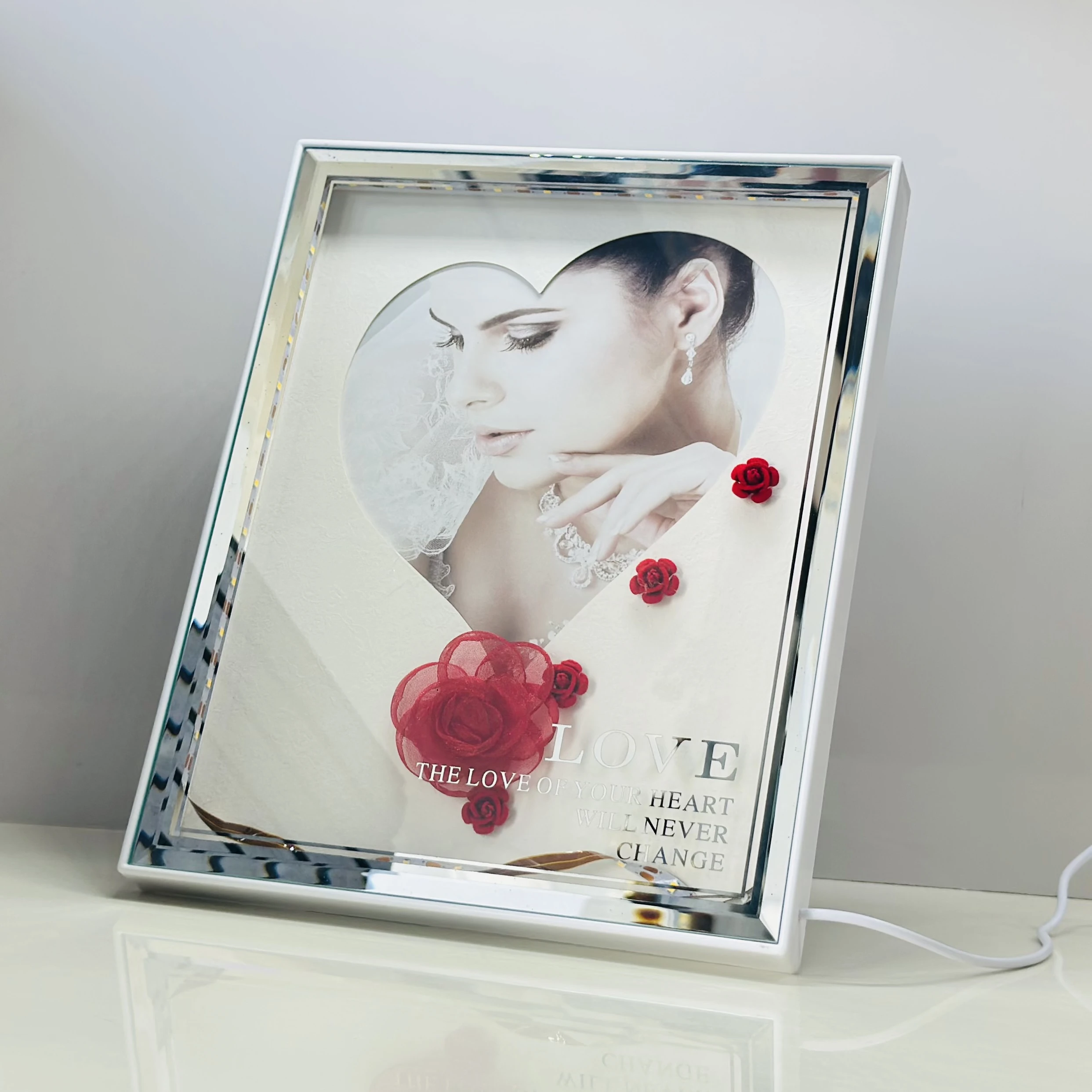 personalized LED Magic Mirror Photo Frame.(SKU- 4R4JO5)