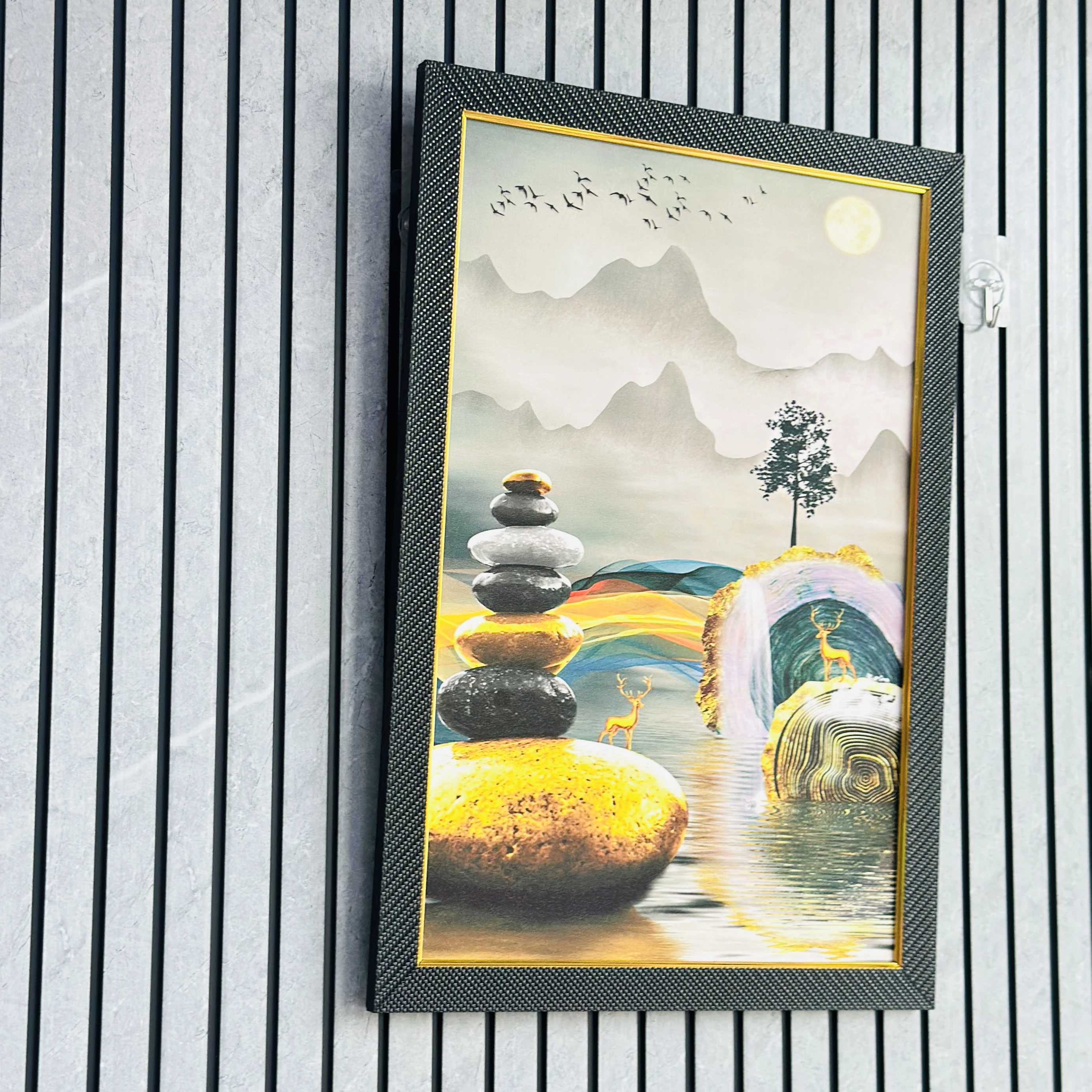 Abstract canvas wall art(SKU-UF5R6E)