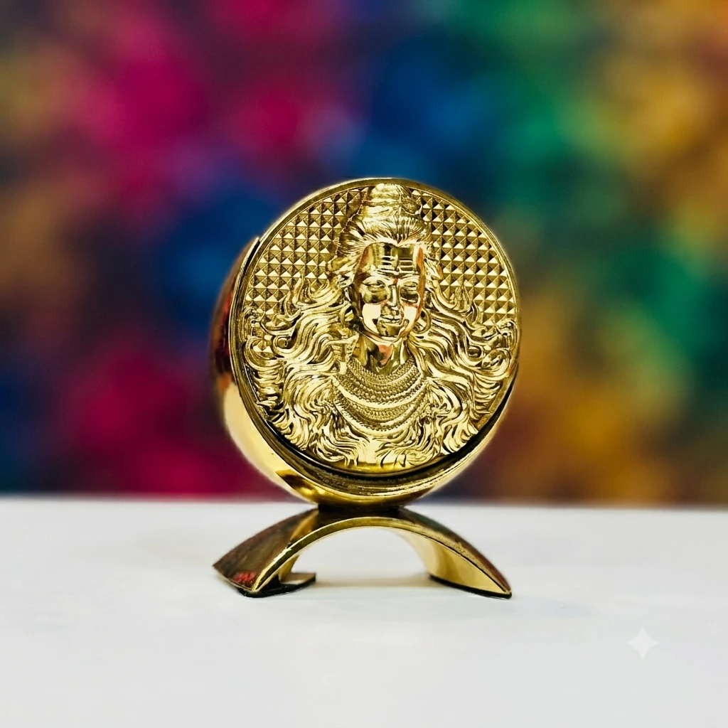 golden Shiva statue