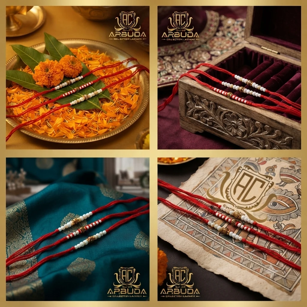 rakhi bracelets designed for brothers on Rakshabandhan.
