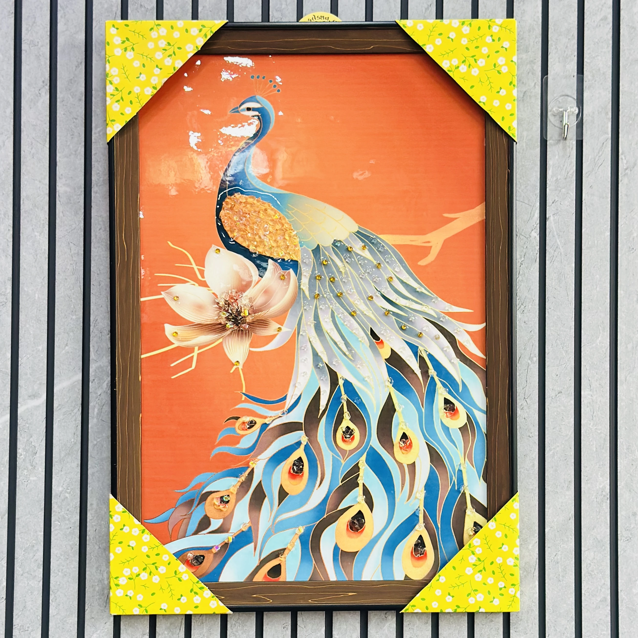 peacock wall art(SKU-L1MU48)