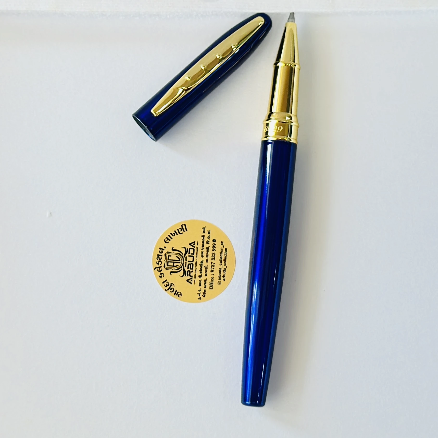 Glossy blue Sheaffer Prelude Mini ballpoint pen