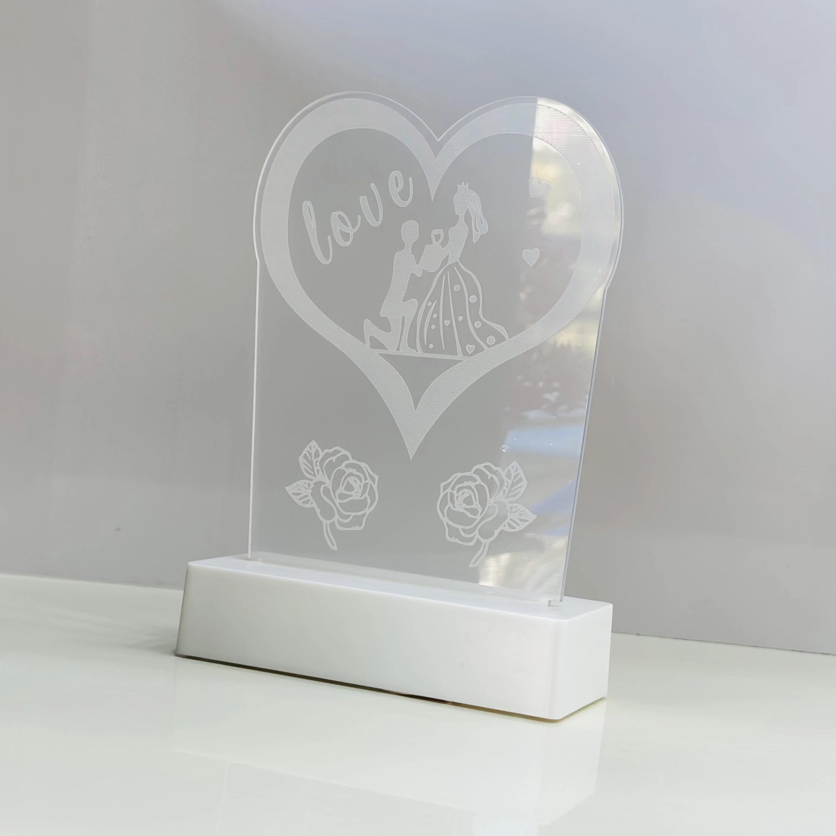 Acrylic 3D illusion LED night lamp(SKU-OL46KA)