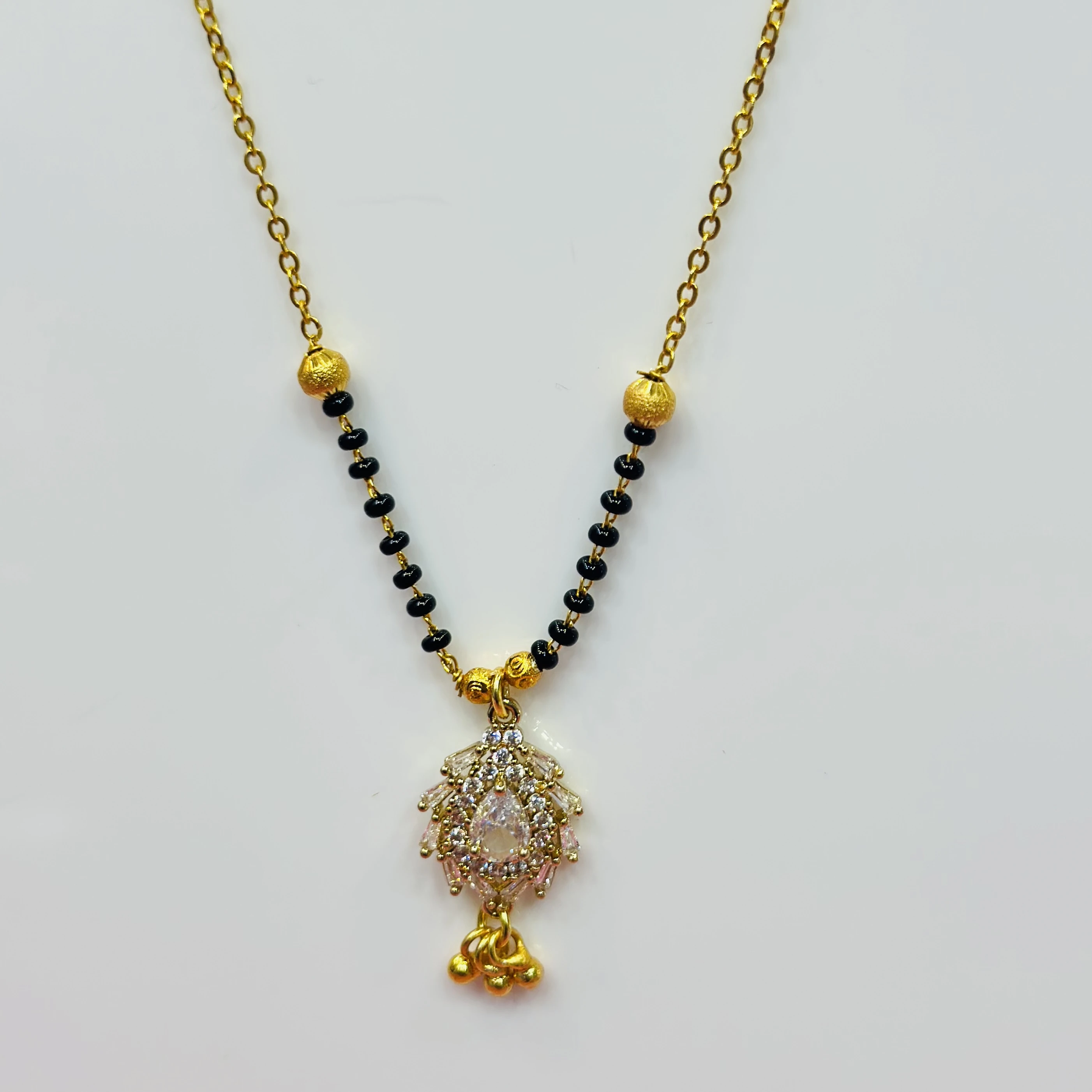 Gold plated mangalsutra