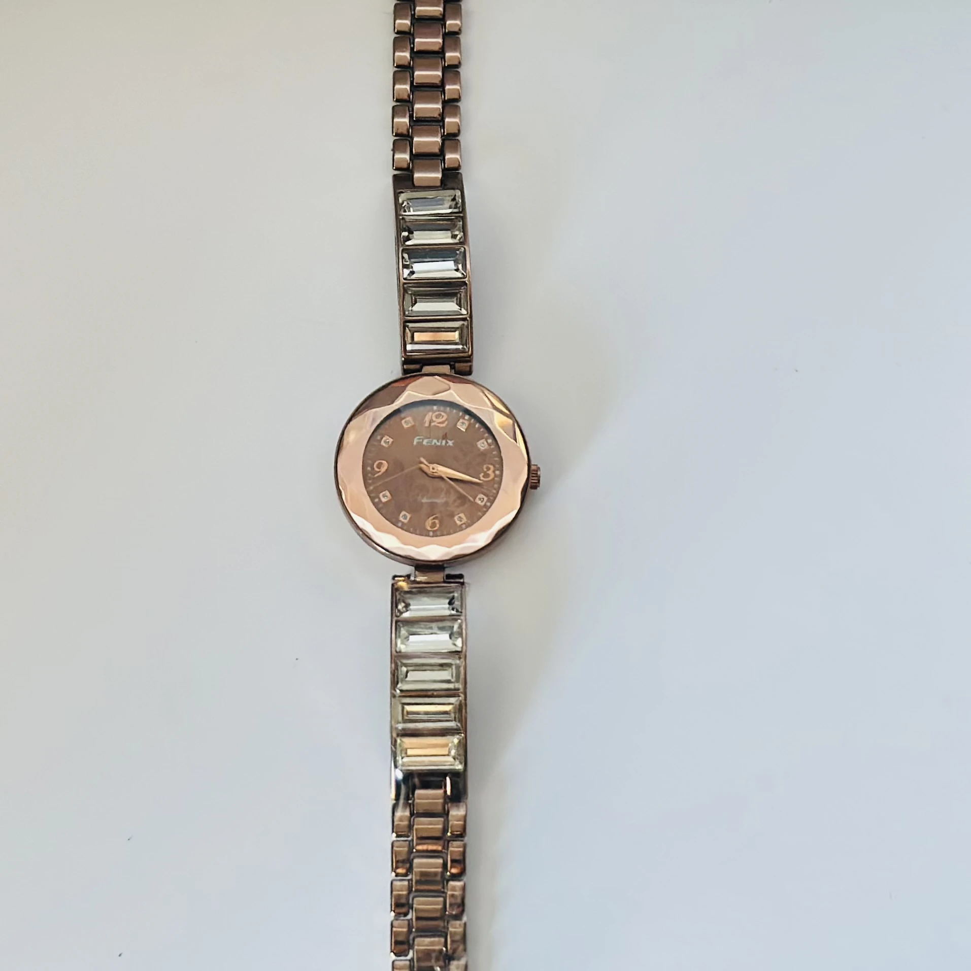 women's rose gold-tone analog watch
